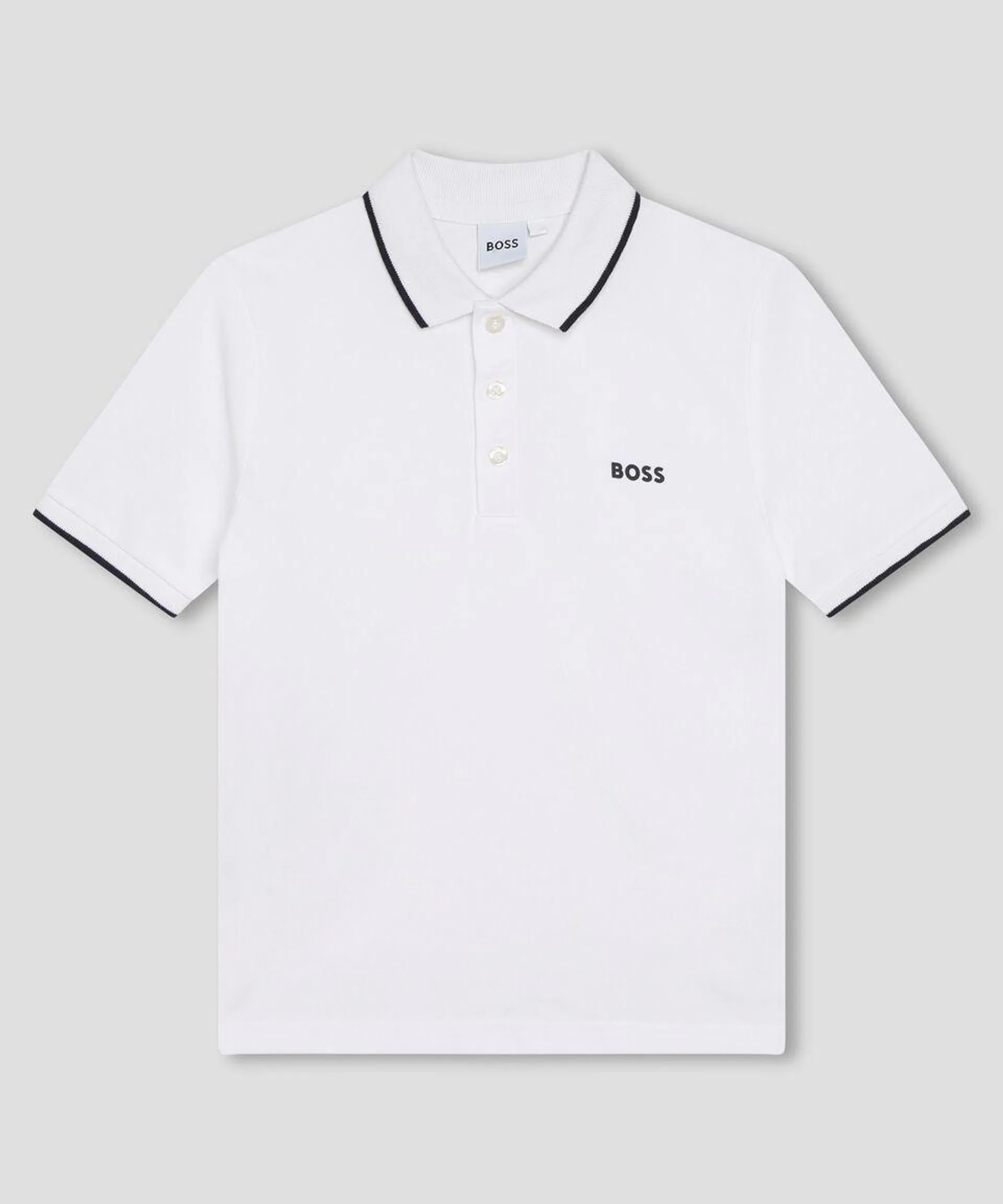 Playera tipo polo con manga corta Niño