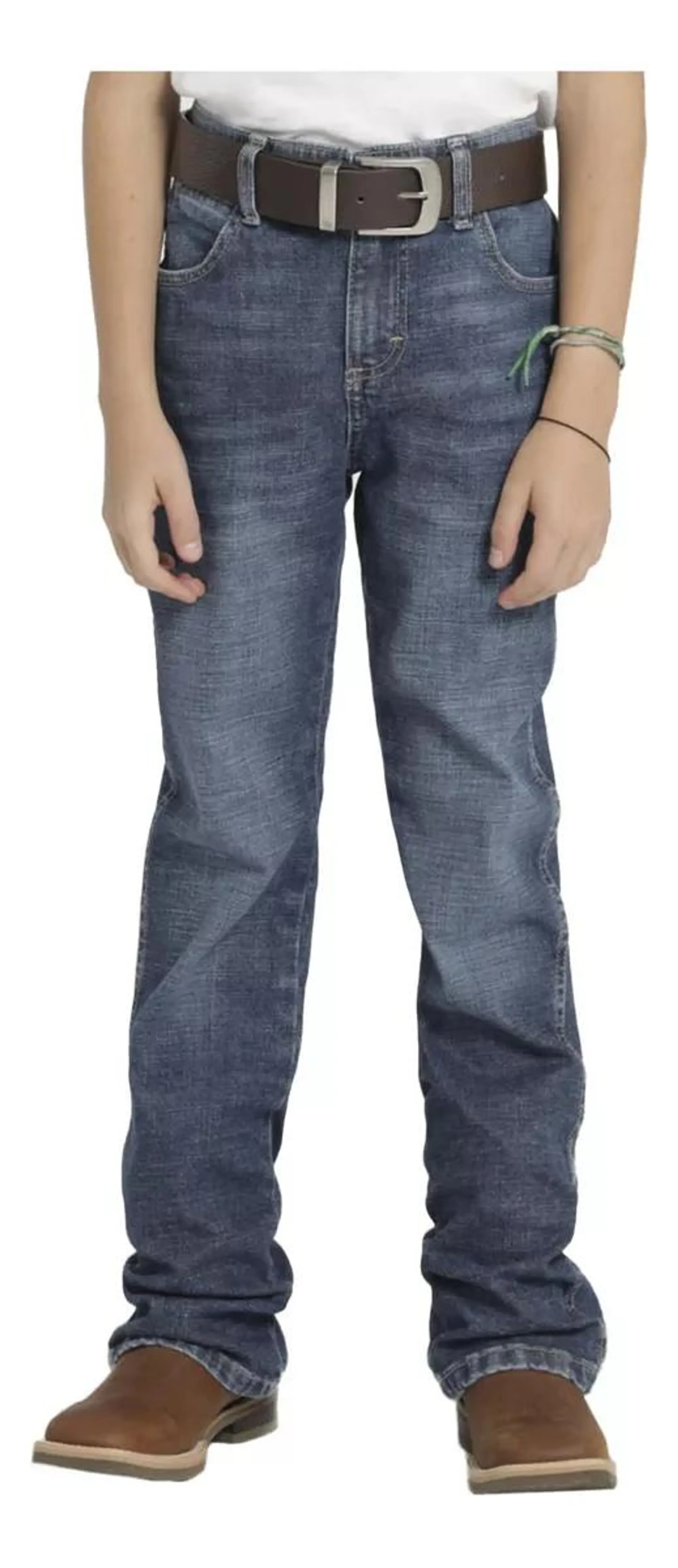 Jeans Vaquero Niño Wrangler Slim Boot 517