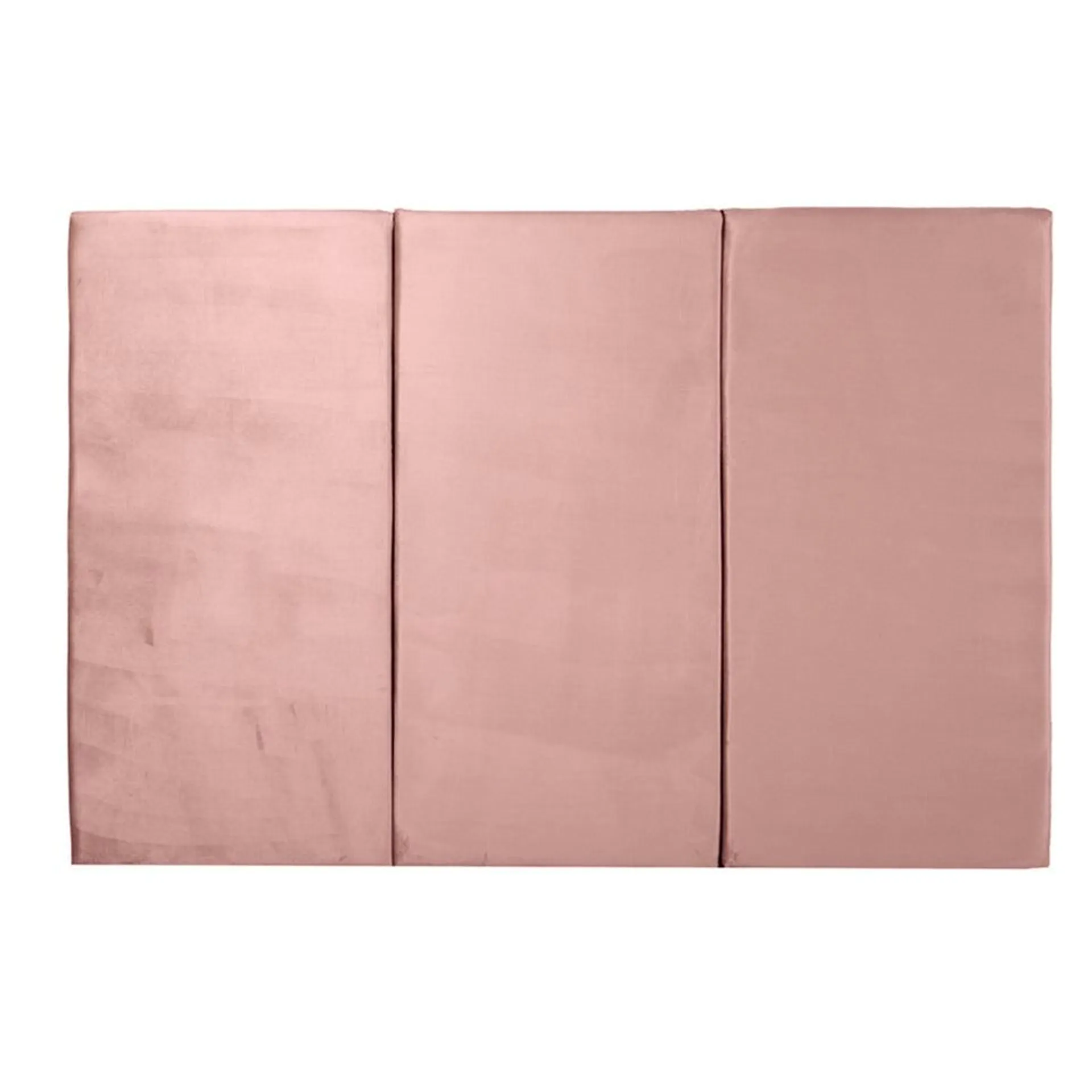 Juego de 3 paneles para cabecera modular matrimonial / queen size Lunaria - Rosa