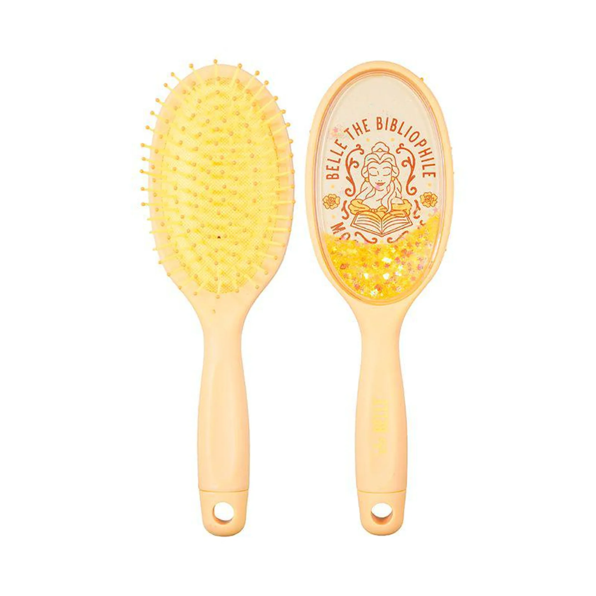 Cepillo Para Cabello Disney Bella Plástico Amarillo 22.5x6.5 cm