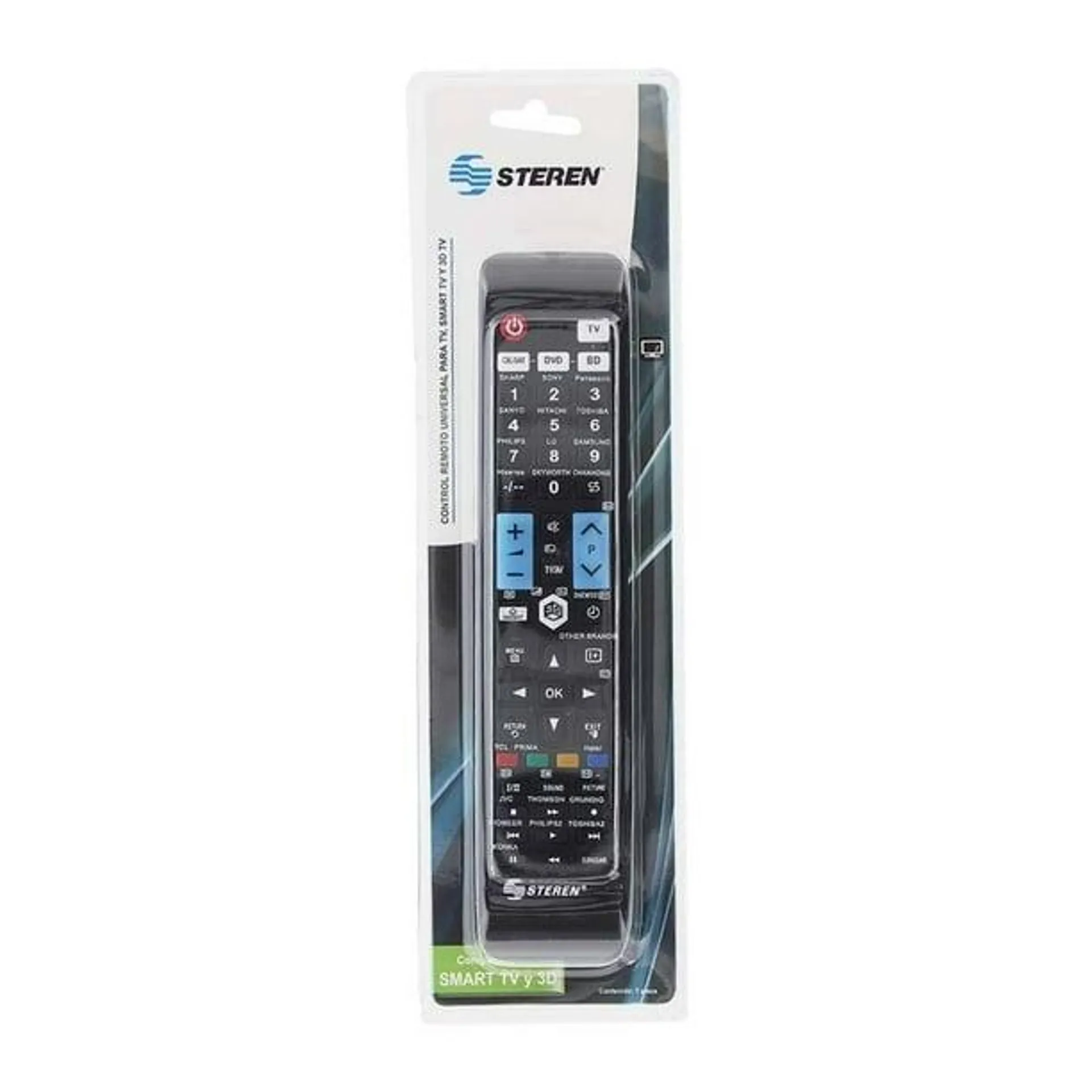 Control Remoto Universal Steren para Smart TV RM-260 Negro modelo RM-260