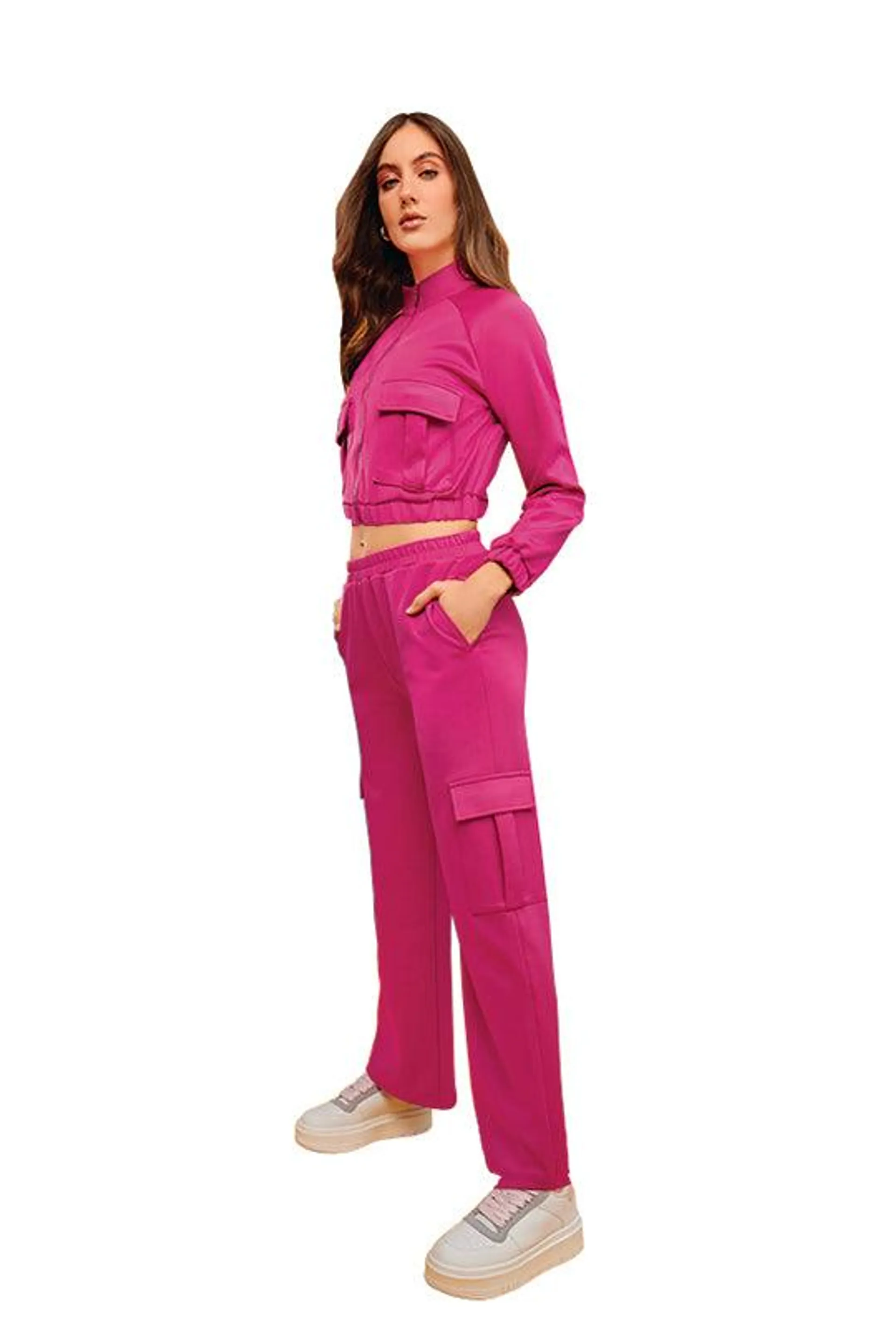 PANTALÓN ROSA TIPO NEOPRENO 91020