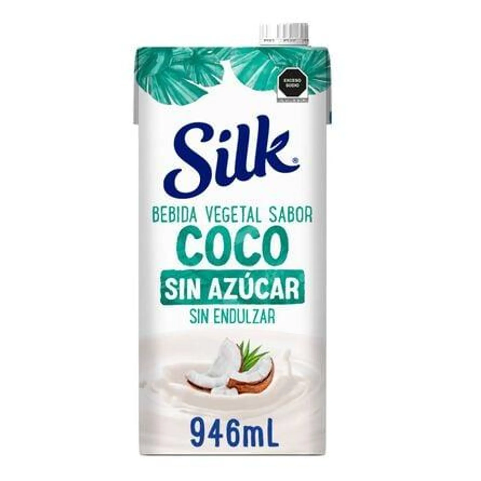 Silk Alimento Líquido de Coco sin Azúcar 946mL