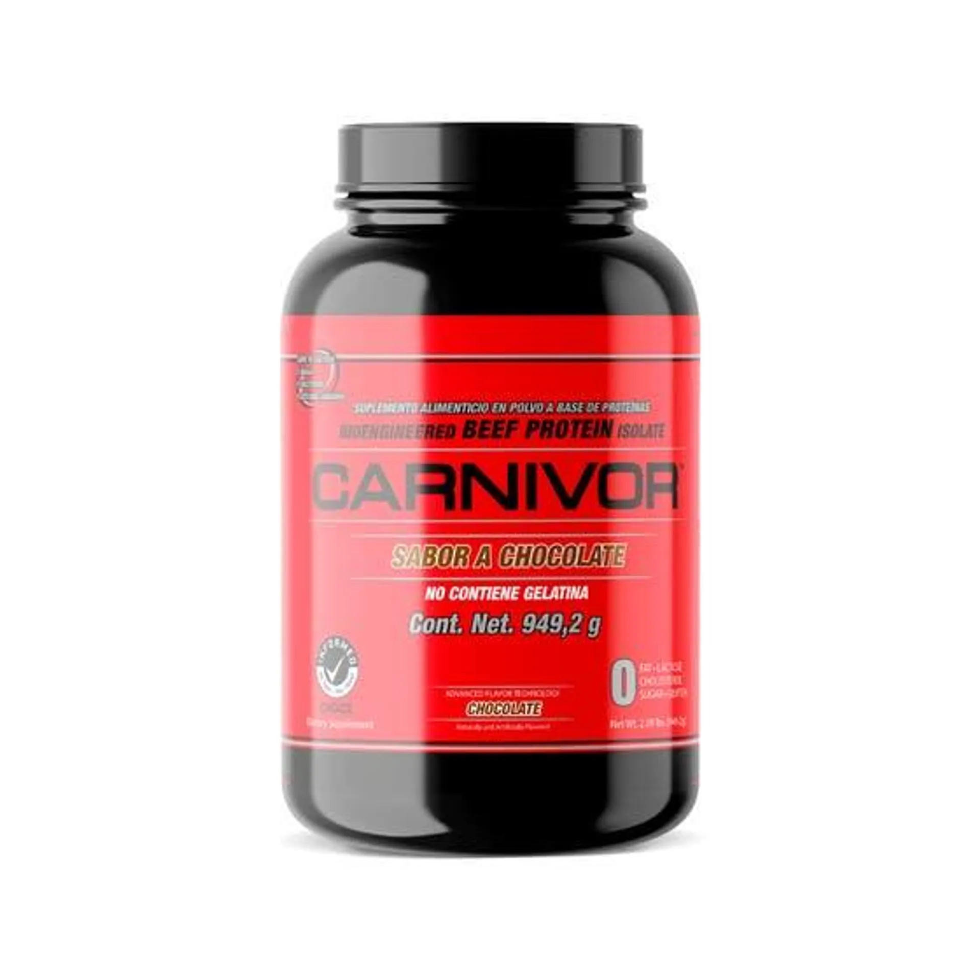 Carnivor Proteína de carne de res MuscleMeds Chocolate 2.25 Libras