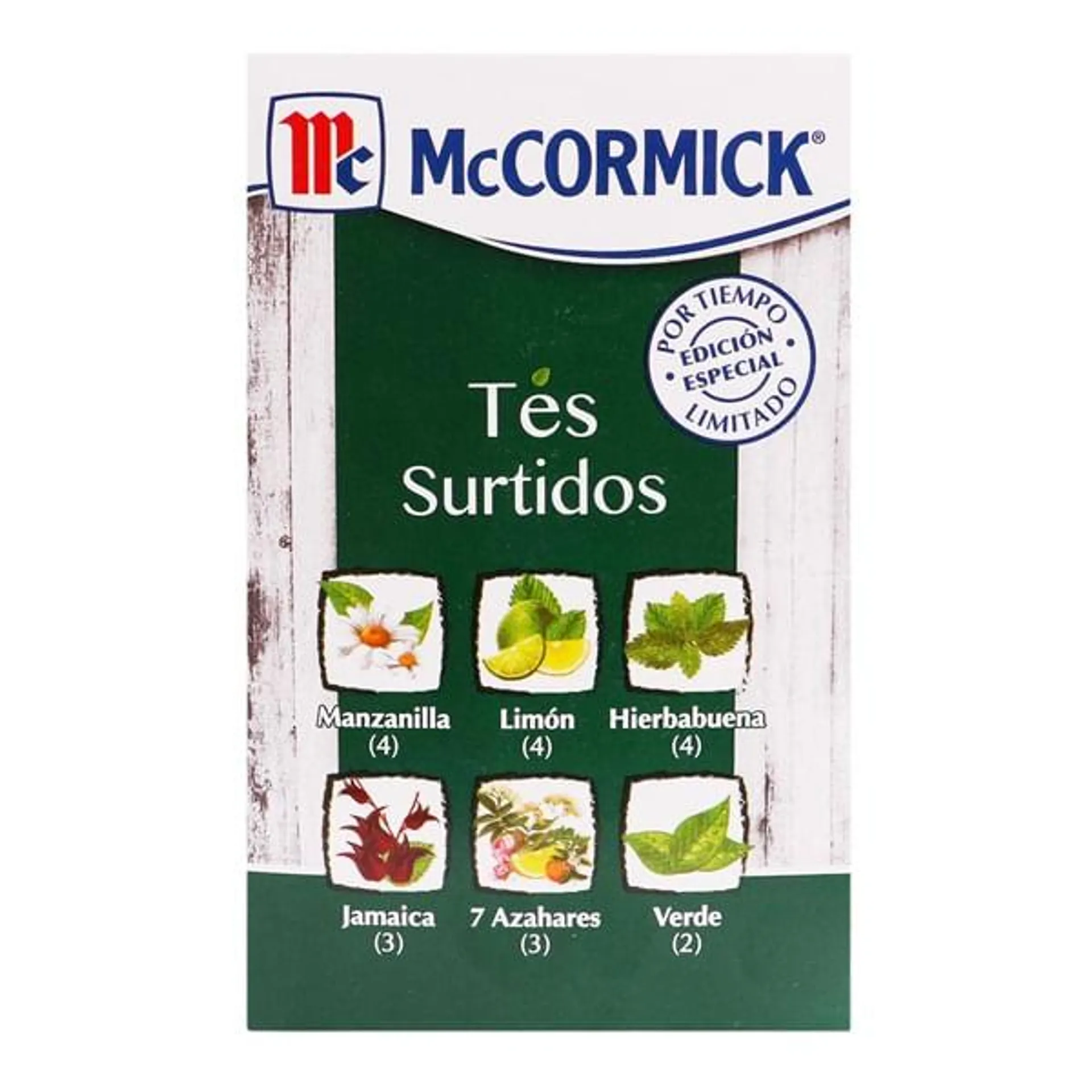 Té Mccormick surtido básico 24 g