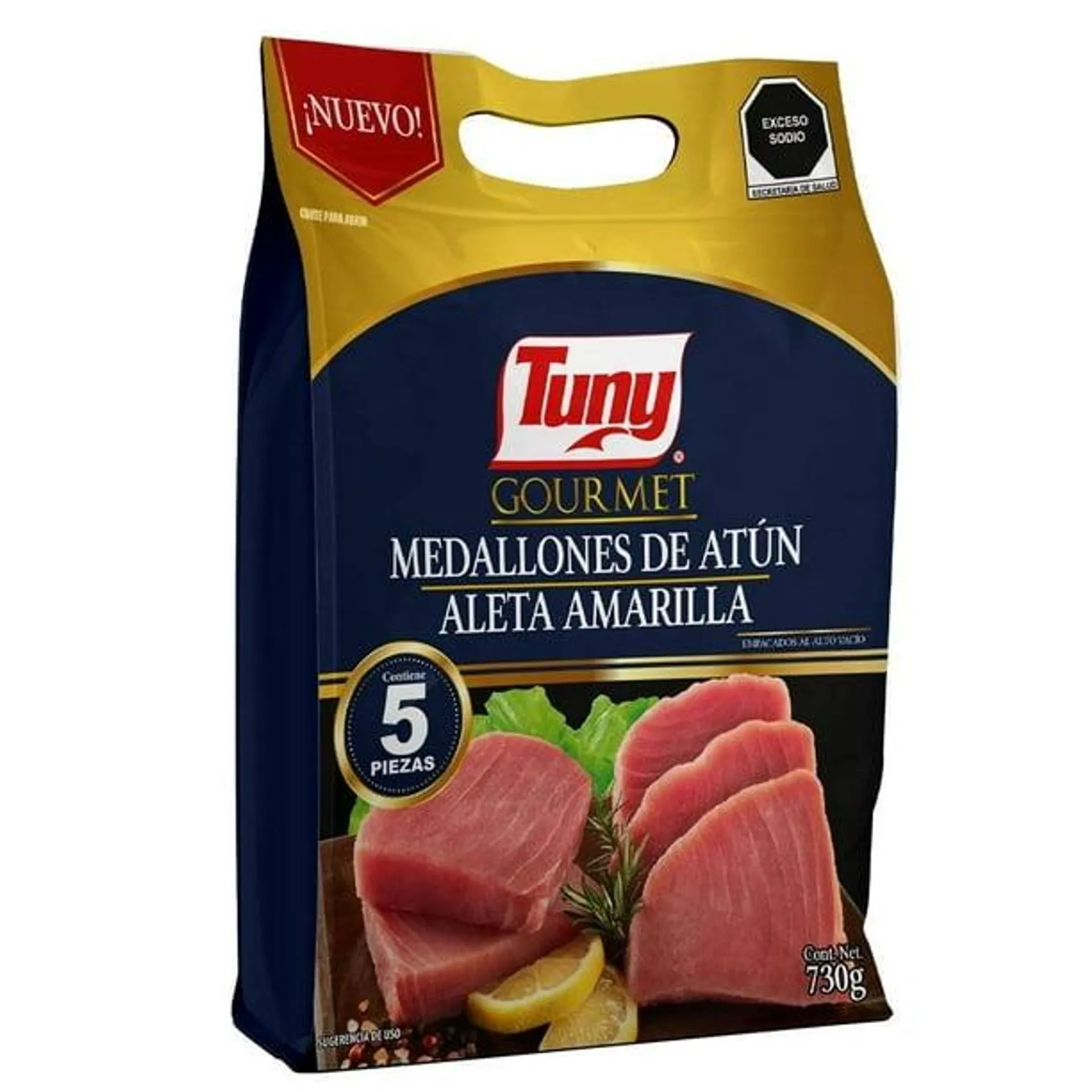 Medallones de atún Tuny gourmet aleta amarilla 5 pzas
