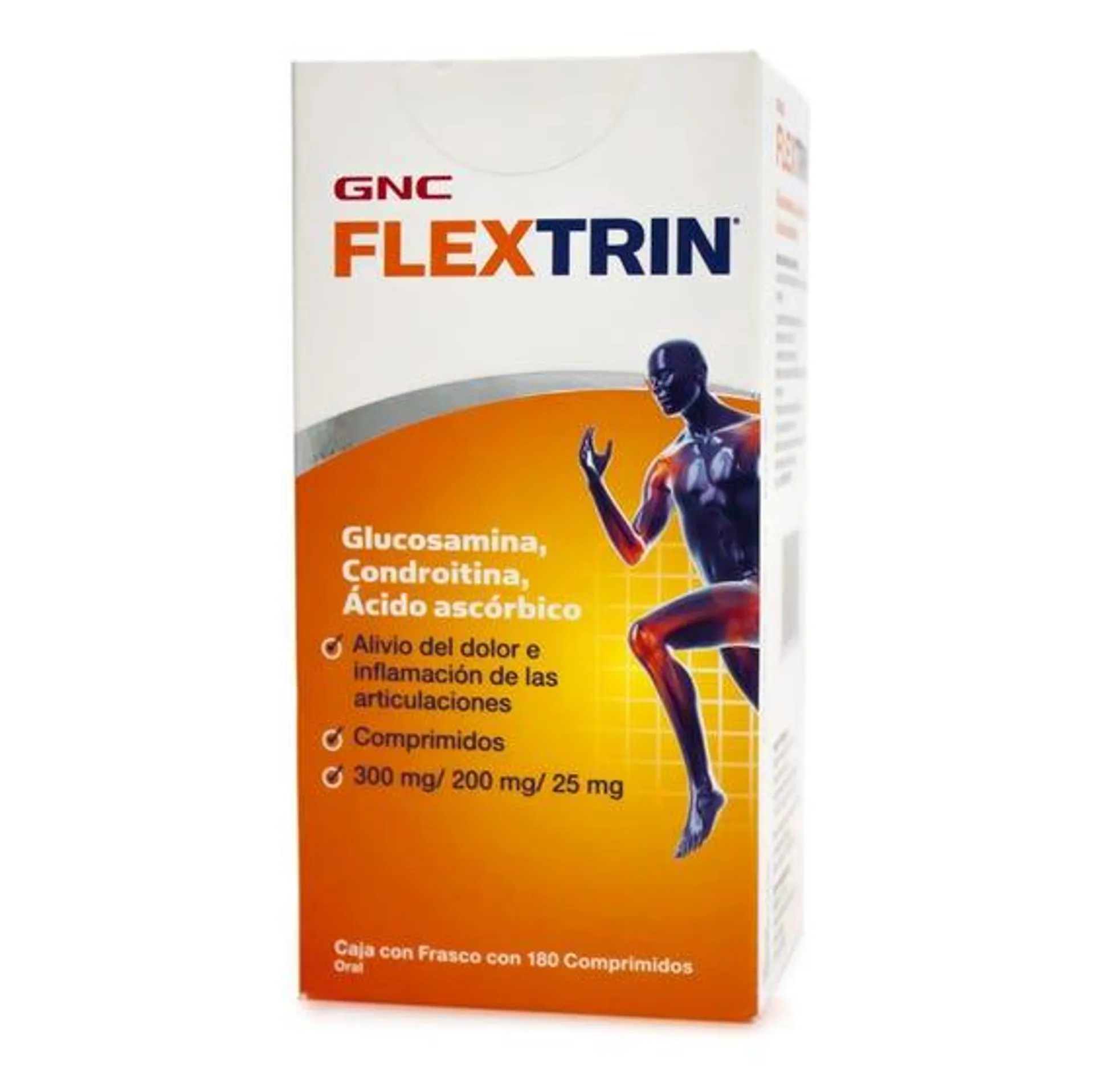 Flextrin Glucosamina Condroitina GNC 180 Tabletas