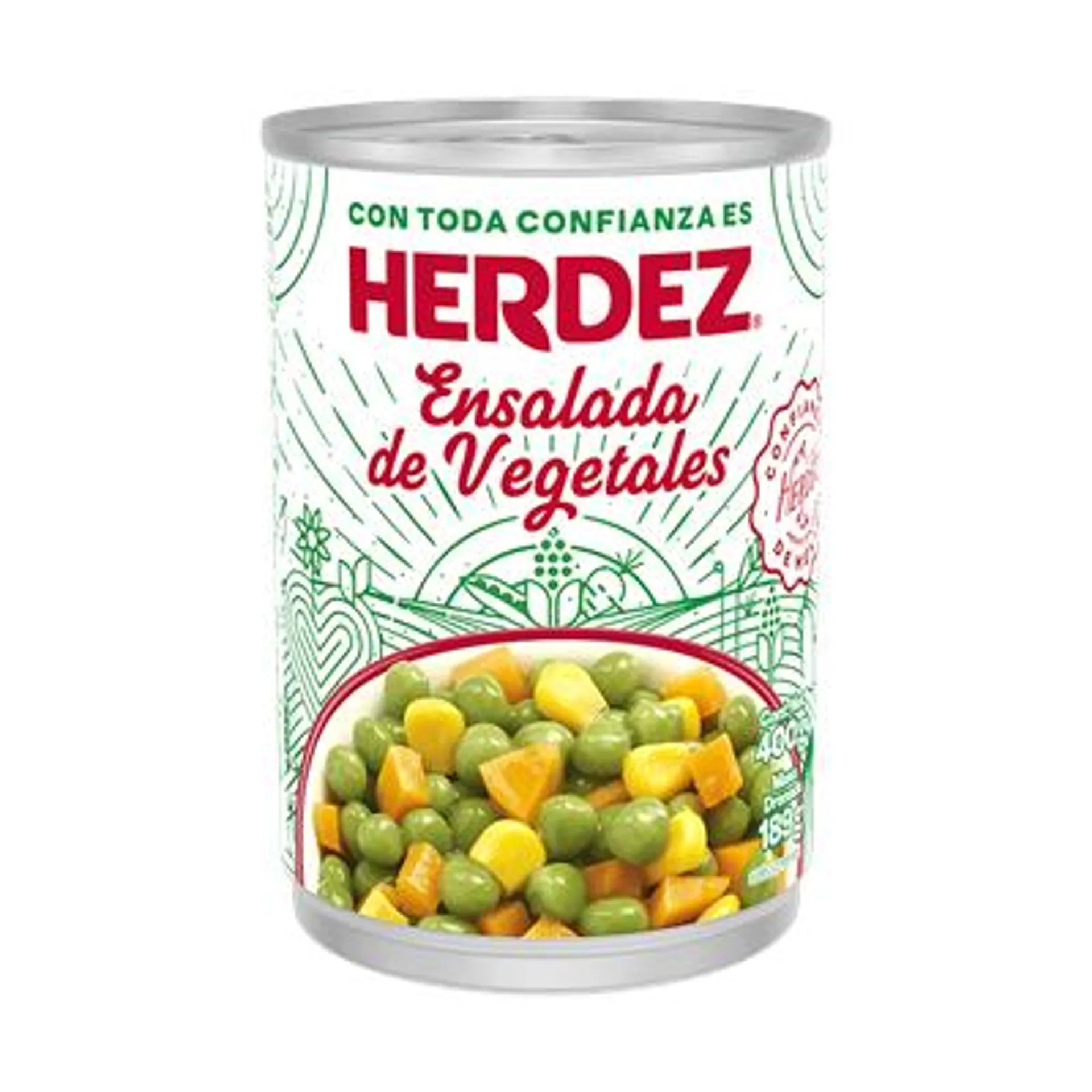 Ensalada De Vegetales Herdez 400 g