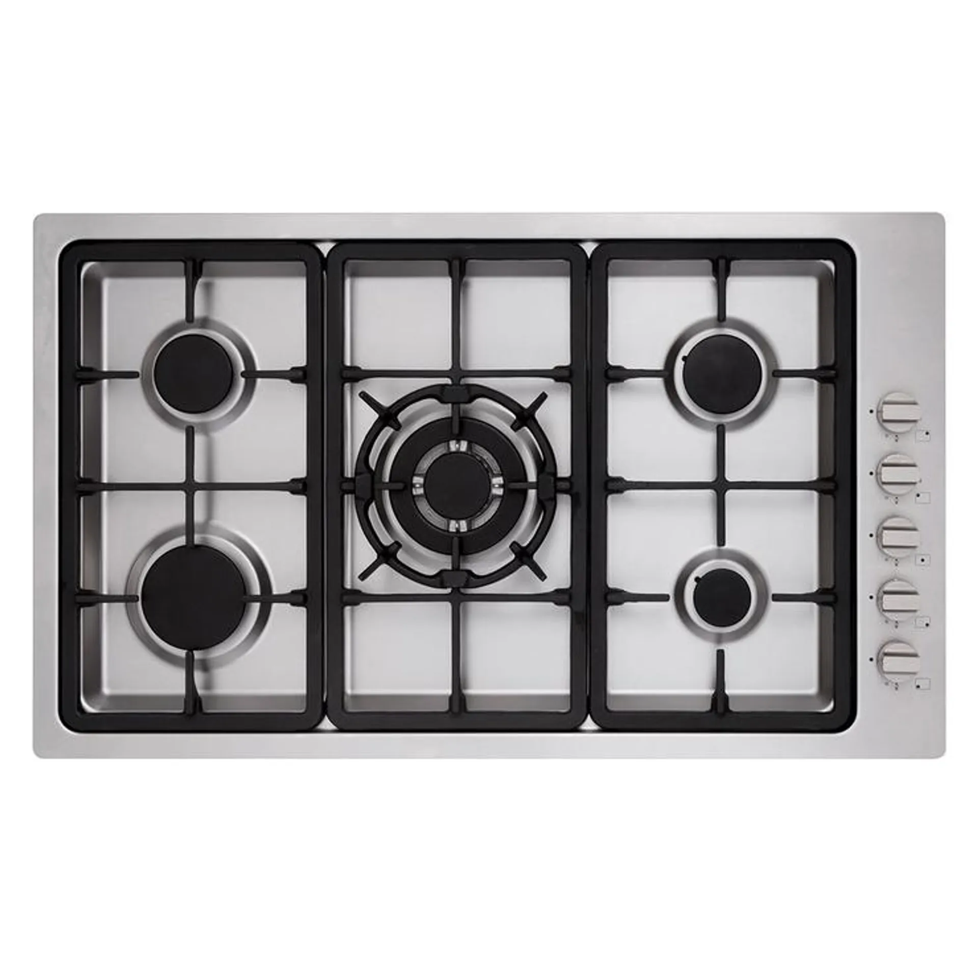 Whirlpool Parrilla de gas 5 quemadores 86cm