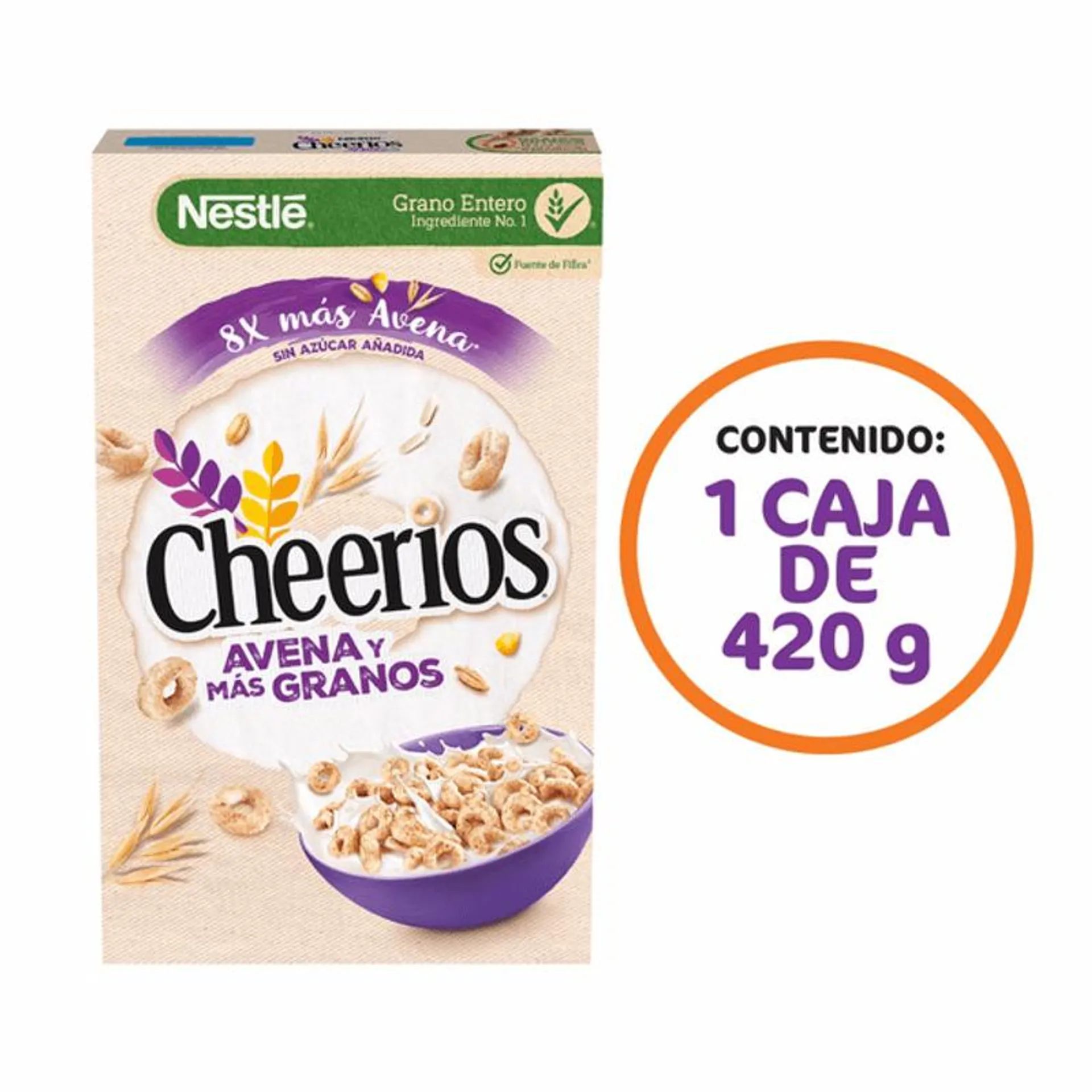 Cheerios Cereal Avena Y Más Granos 420 g