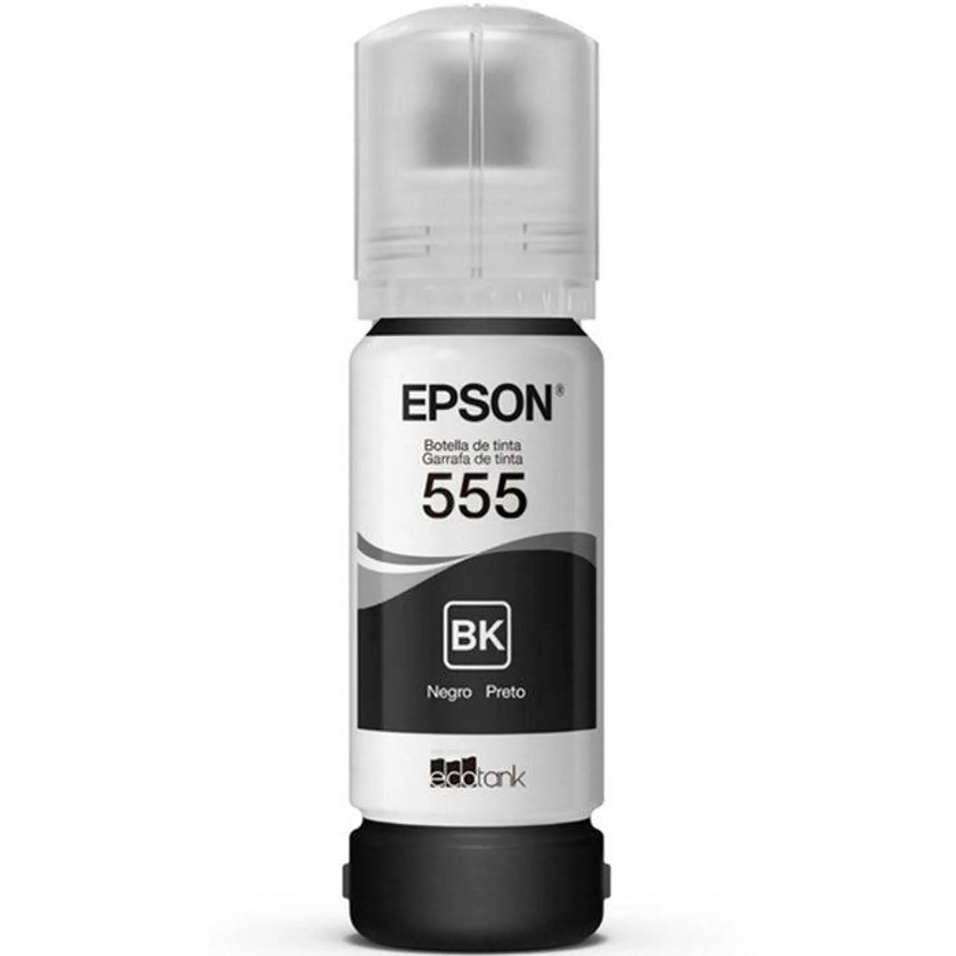 Botella Tinta EPSON T555 L8180 L8160 70ml Negro T555120-AL