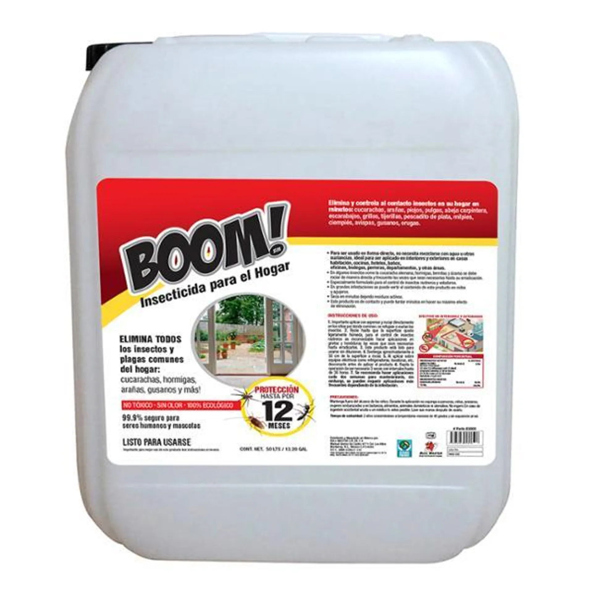 INSECTICIDA PARA EL HOGAR DE 50 L BOOM!