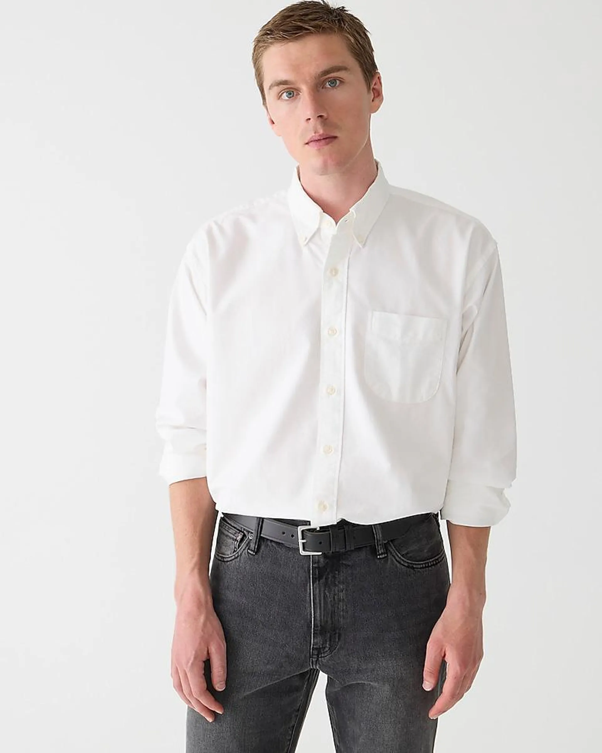 Giant-fit oxford shirt