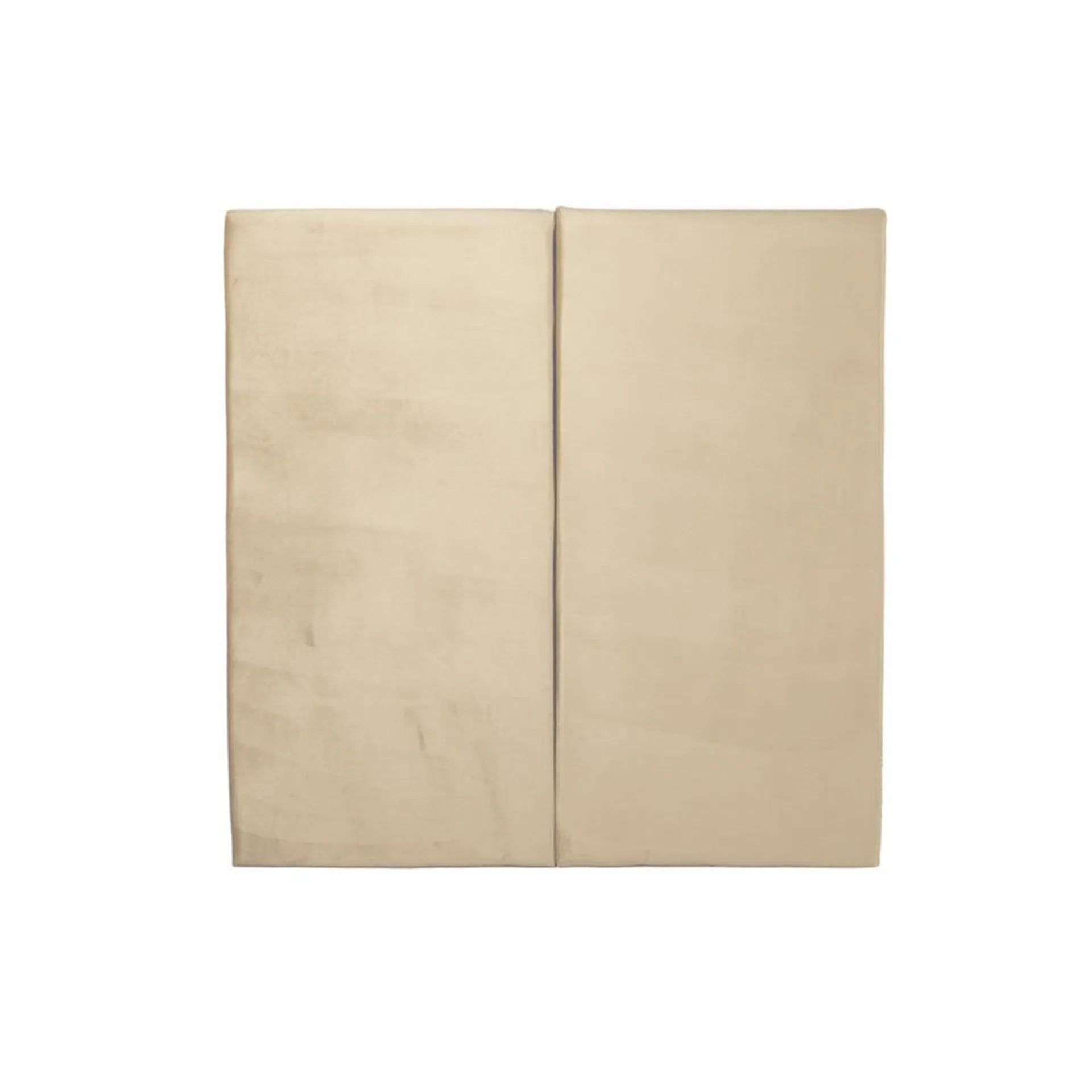 Juego de 2 paneles para cabecera modular individual Lunaria - Beige