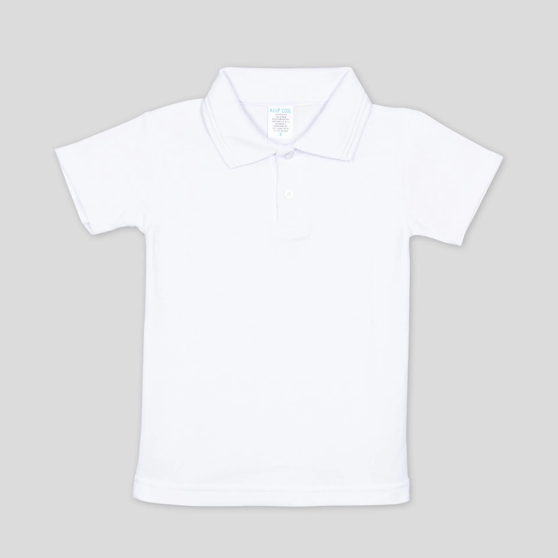 PLAYERA POLO PIQUE PARA NIÑO