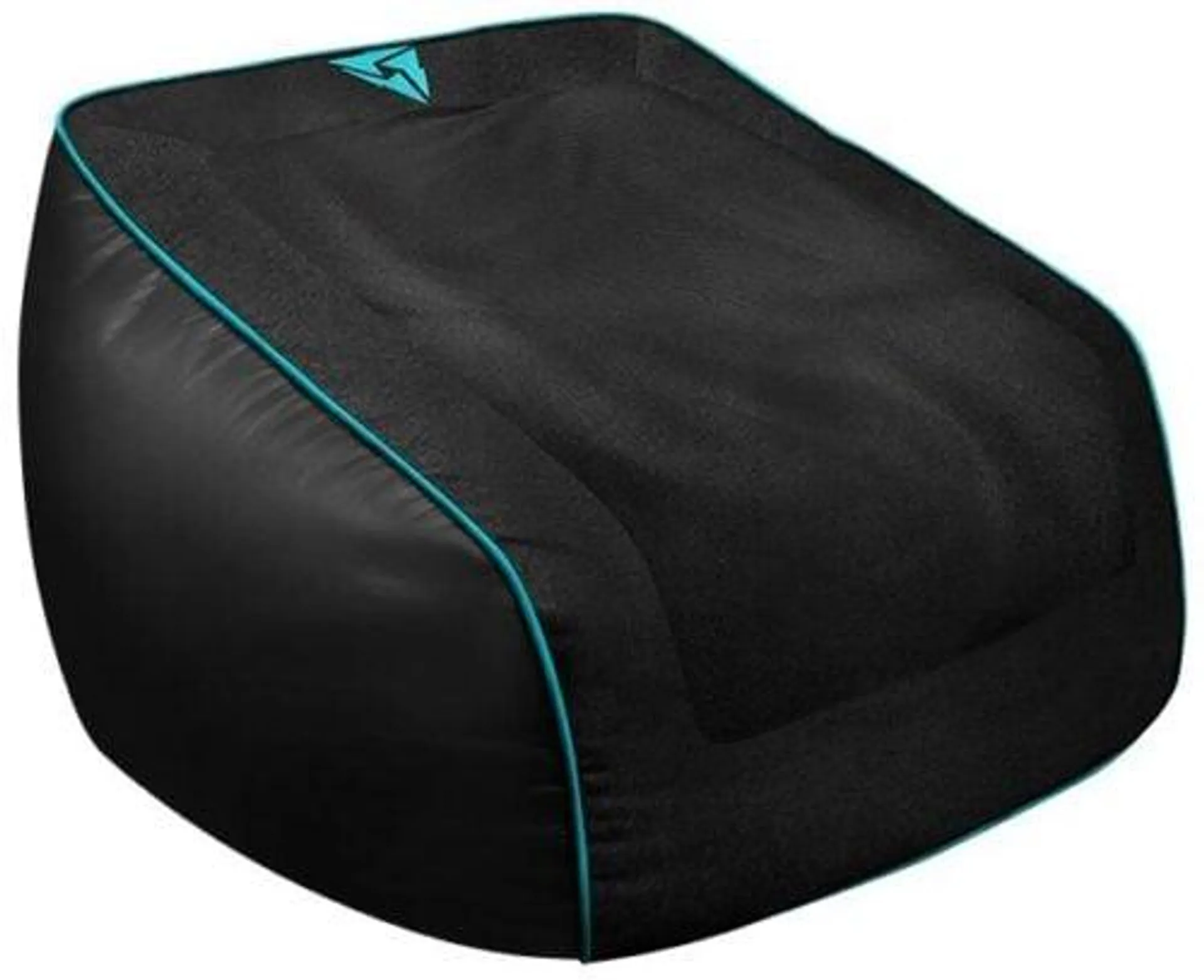 Sillon Puff Gamer Aerocool Thunder X3 DB5 Negro/Cyan, Hasta 100KG, SIN RELLENO, 4713105969740