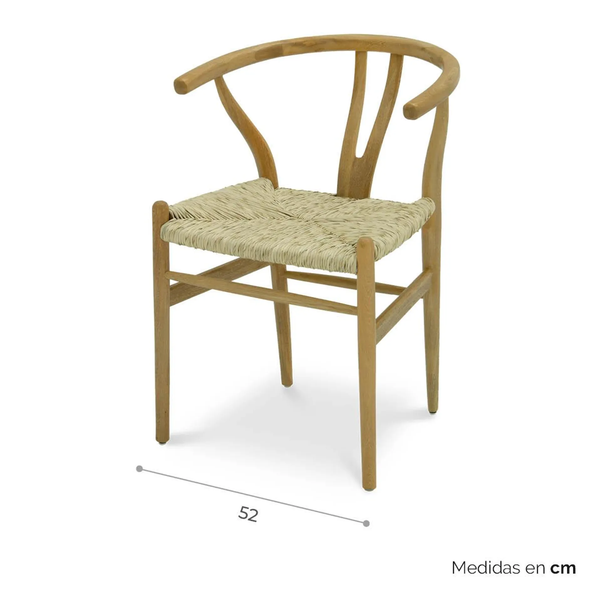 Silla Palma Beige/nogal Astu