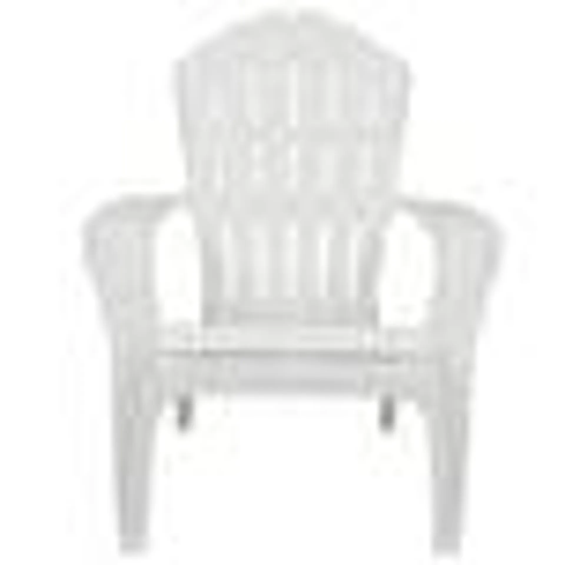 Silla para Terraza Resina Blanco