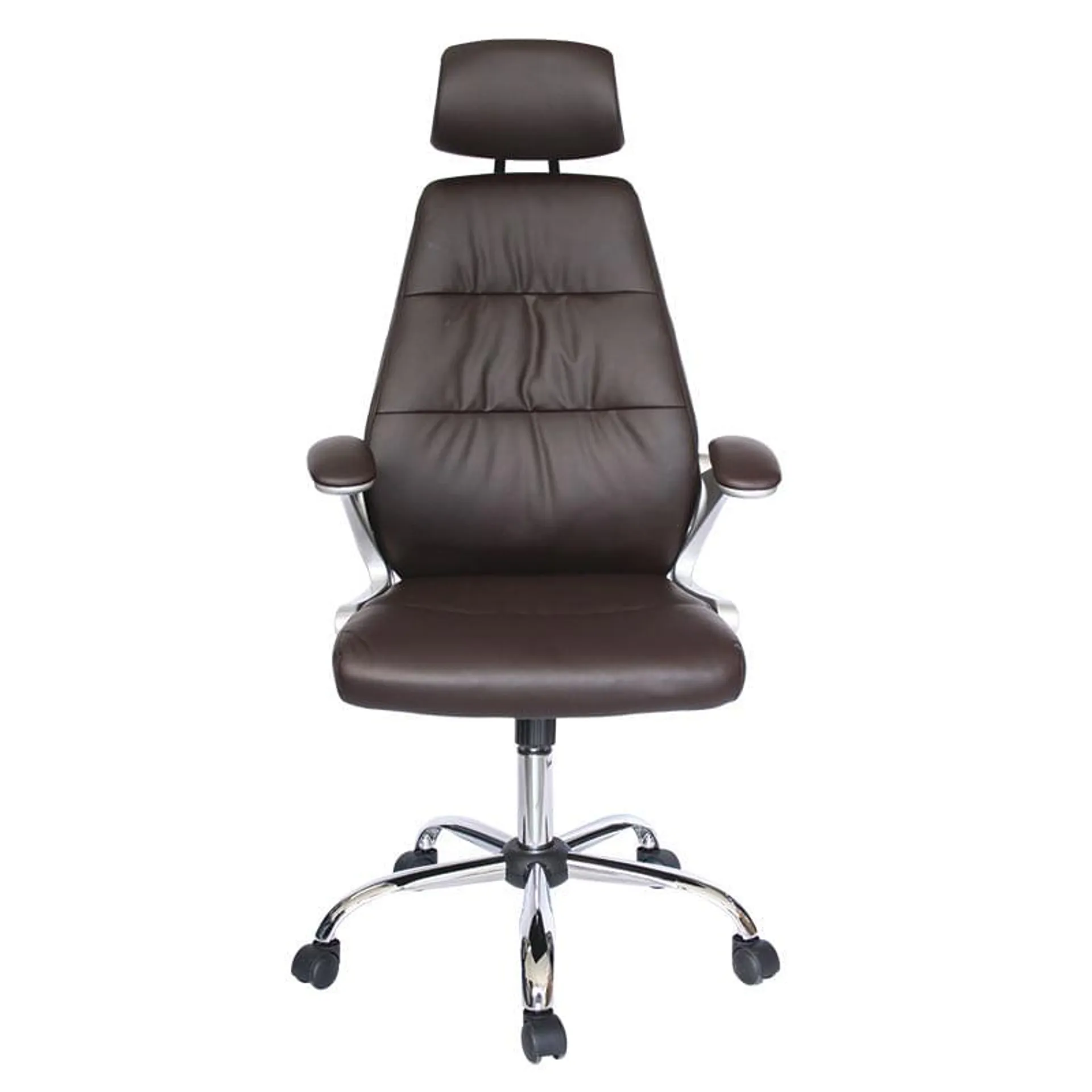 Sillon Ejecutivo Respaldo Alto Vinipiel Chocolate Eco-Modena