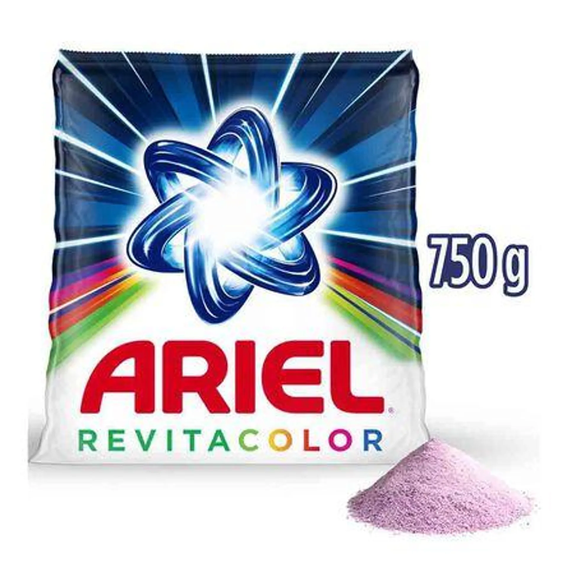 Detergente en Polvo Ariel Revitacolor 750g