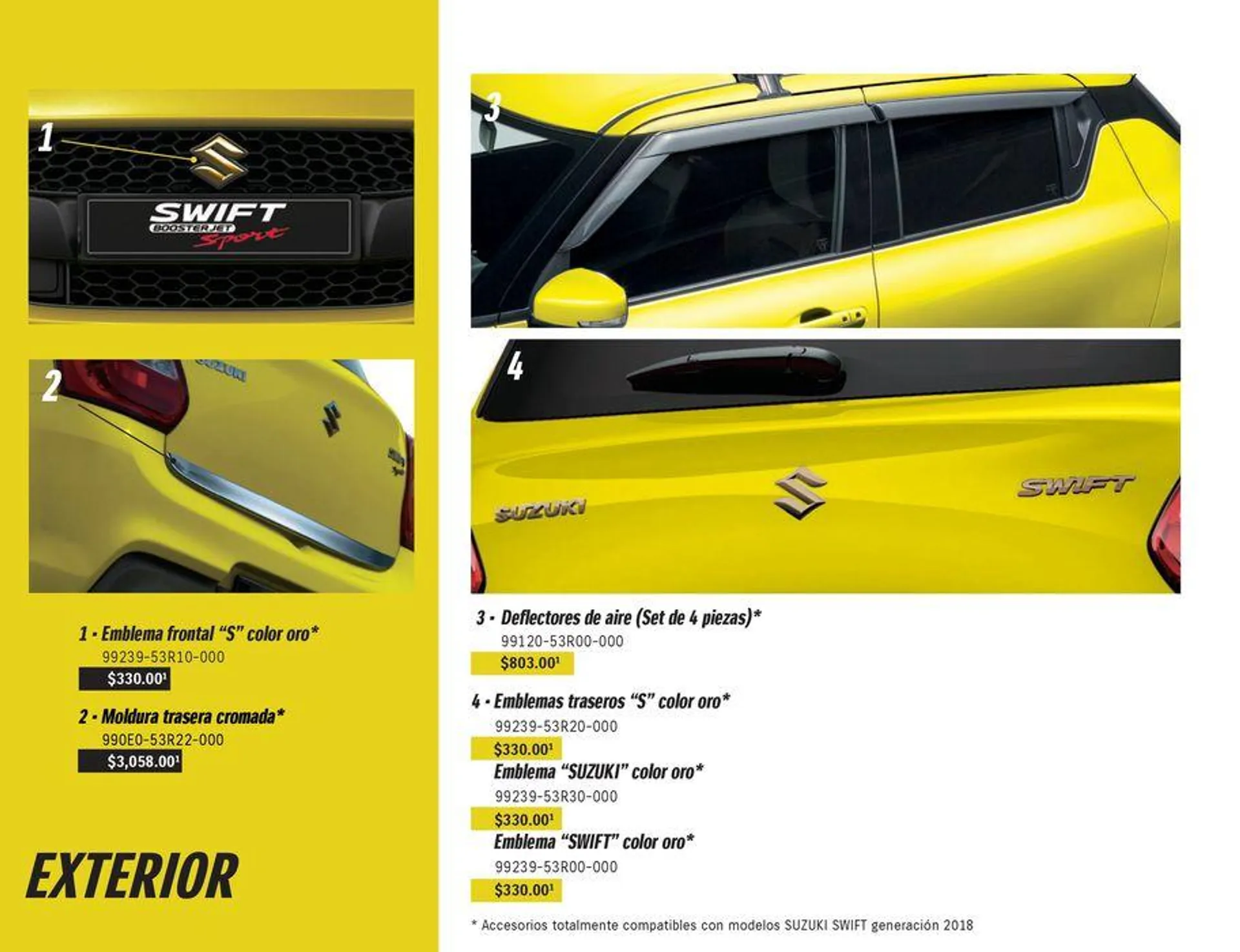 Catálogo de Suzuki SWIFT BOOSTERJET SPORT 27 de febrero al 31 de diciembre 2024 - Pagina 4