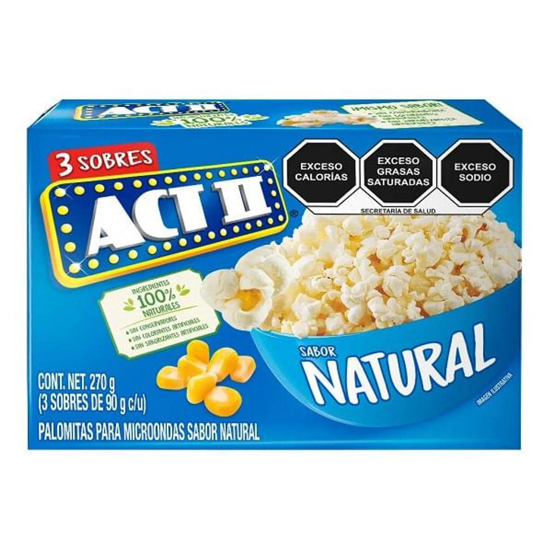 Palomitas Act II Natural 3 Pack