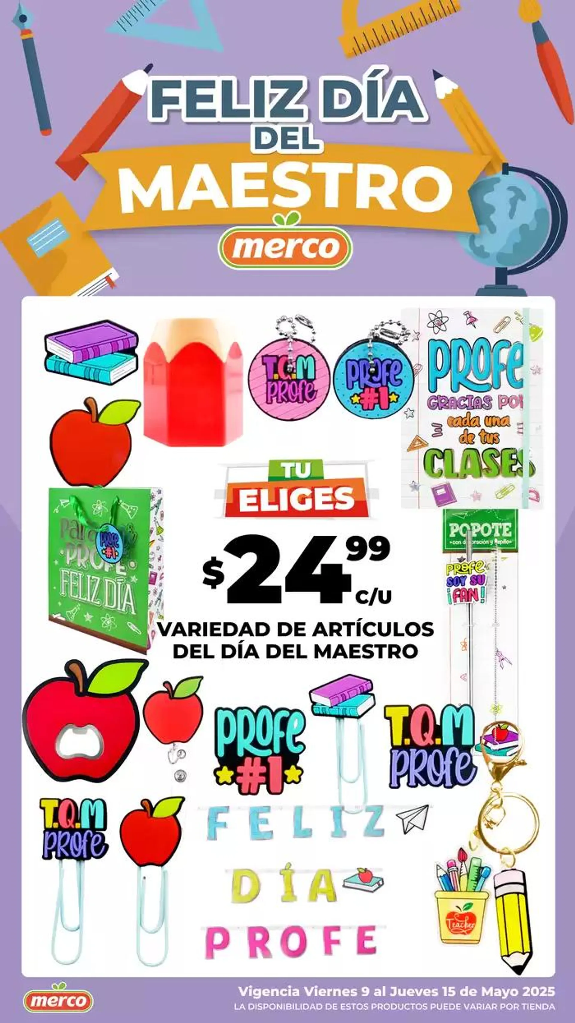 Catálogo de Feliz Día del Maestro 9 de mayo al 15 de mayo 2025 - Pagina 1