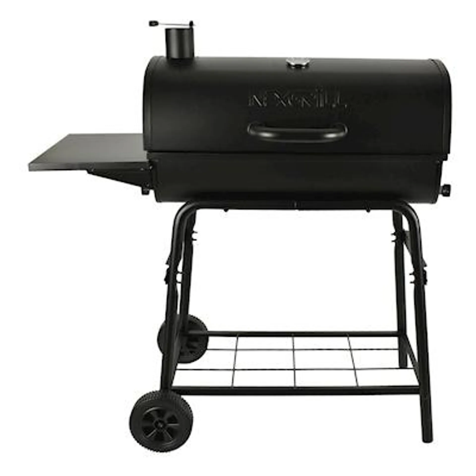 ASADOR DE CARBÓN TIPO BARRIL 62 X 105.5 X 120 CM NEGRO