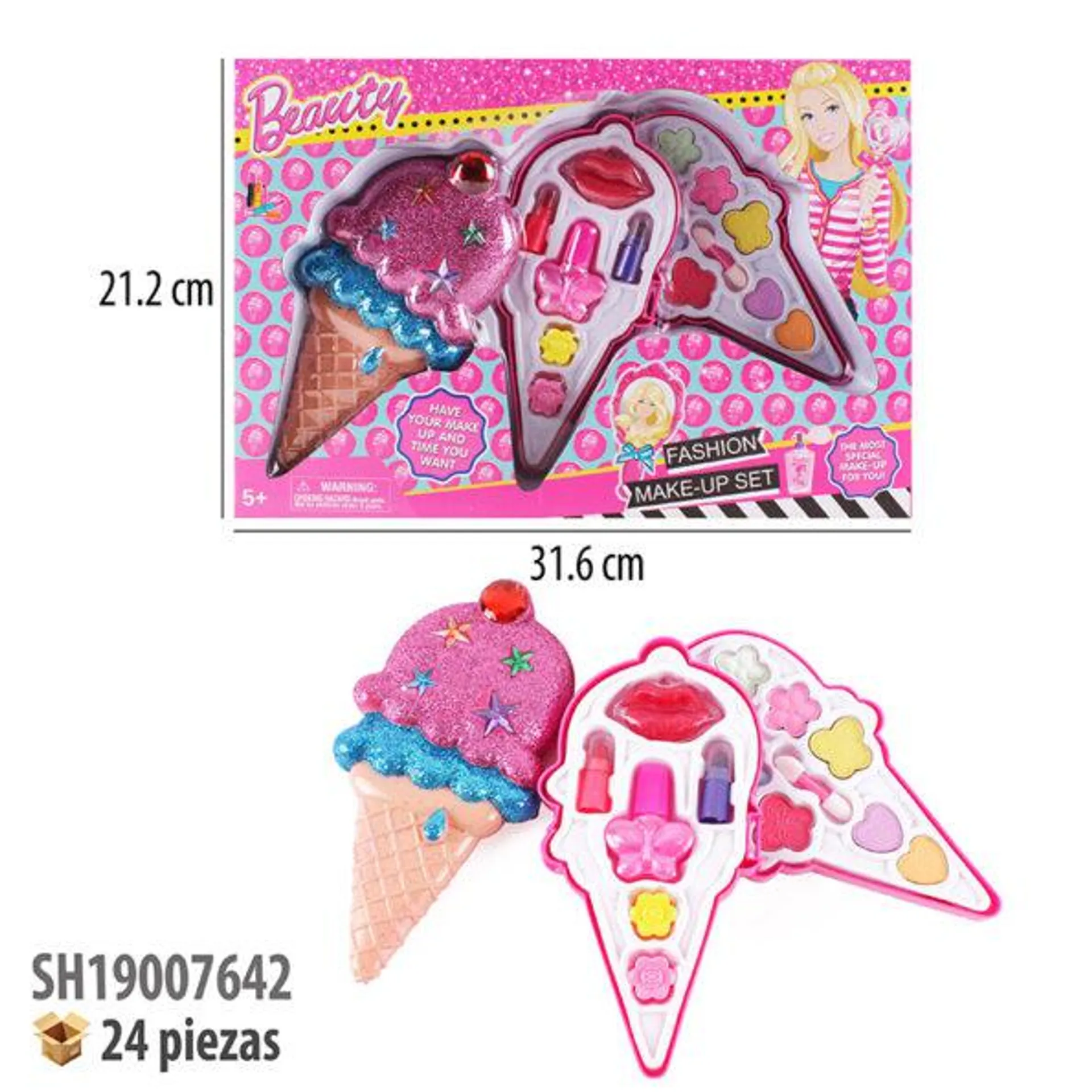 JUEGO DE MAQUILLAJE DOBLE HELADO