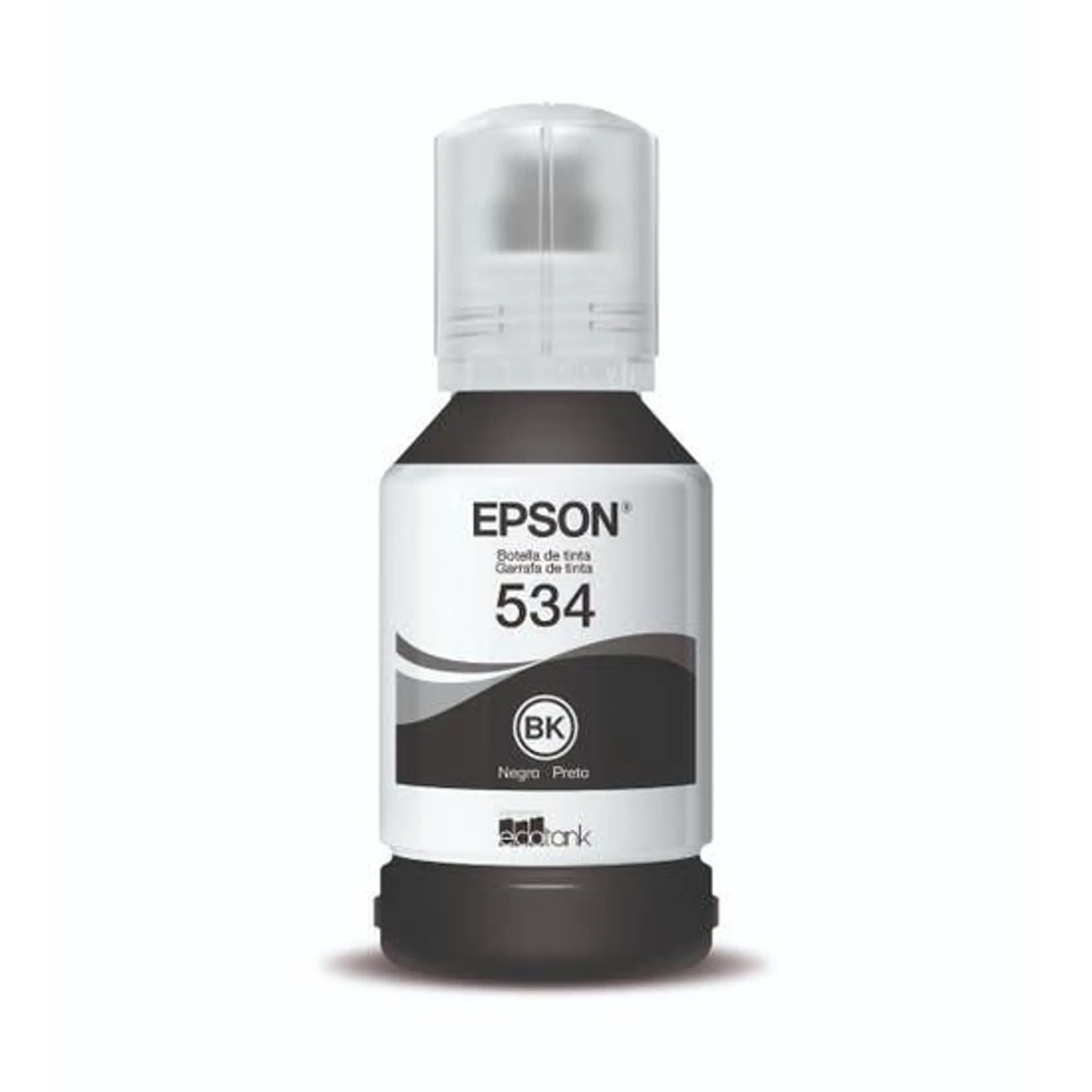 Botella de Tinta Pigmentada Epson Ecofit Color Negro T534