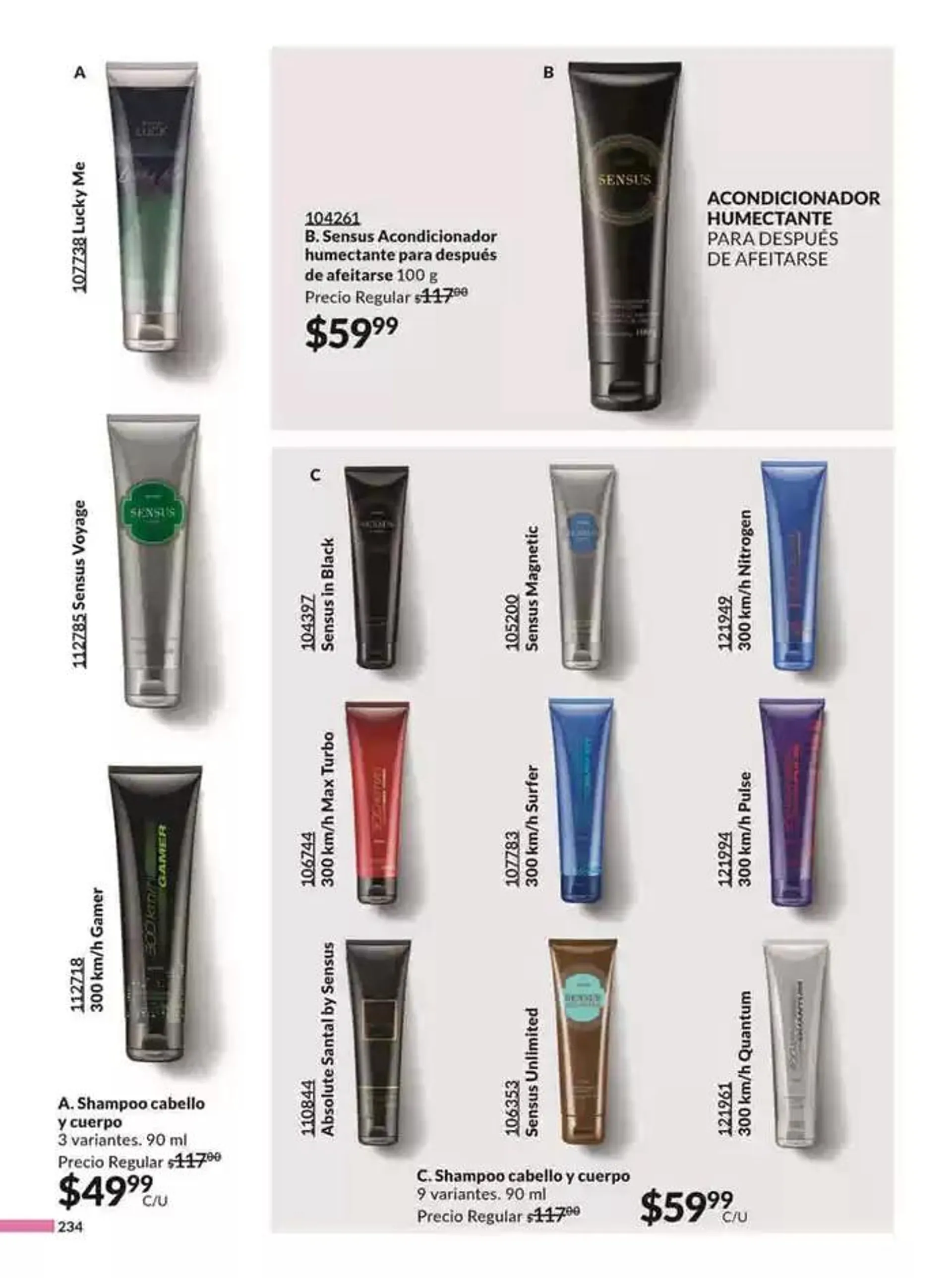 Catálogo de Avon COSMÉTICOS C18 9 de octubre al 15 de noviembre 2024 - Pagina 234