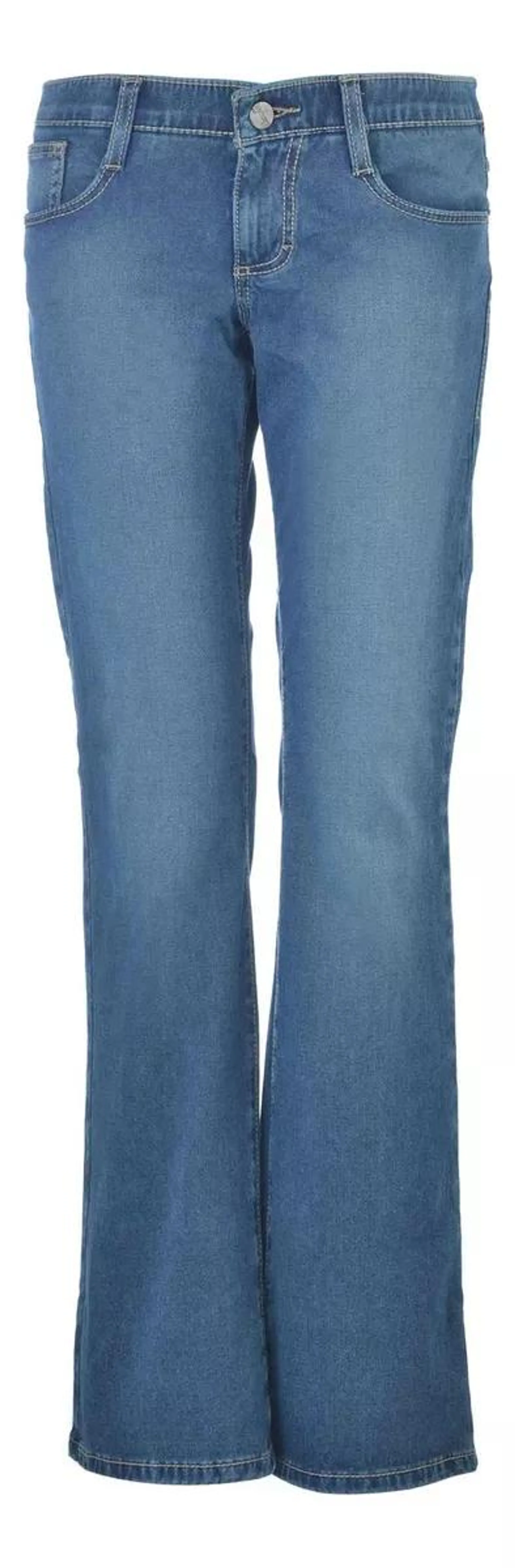 Pantalon Jeans Vaquero Wrangler Mujer Cintura Media Ro42