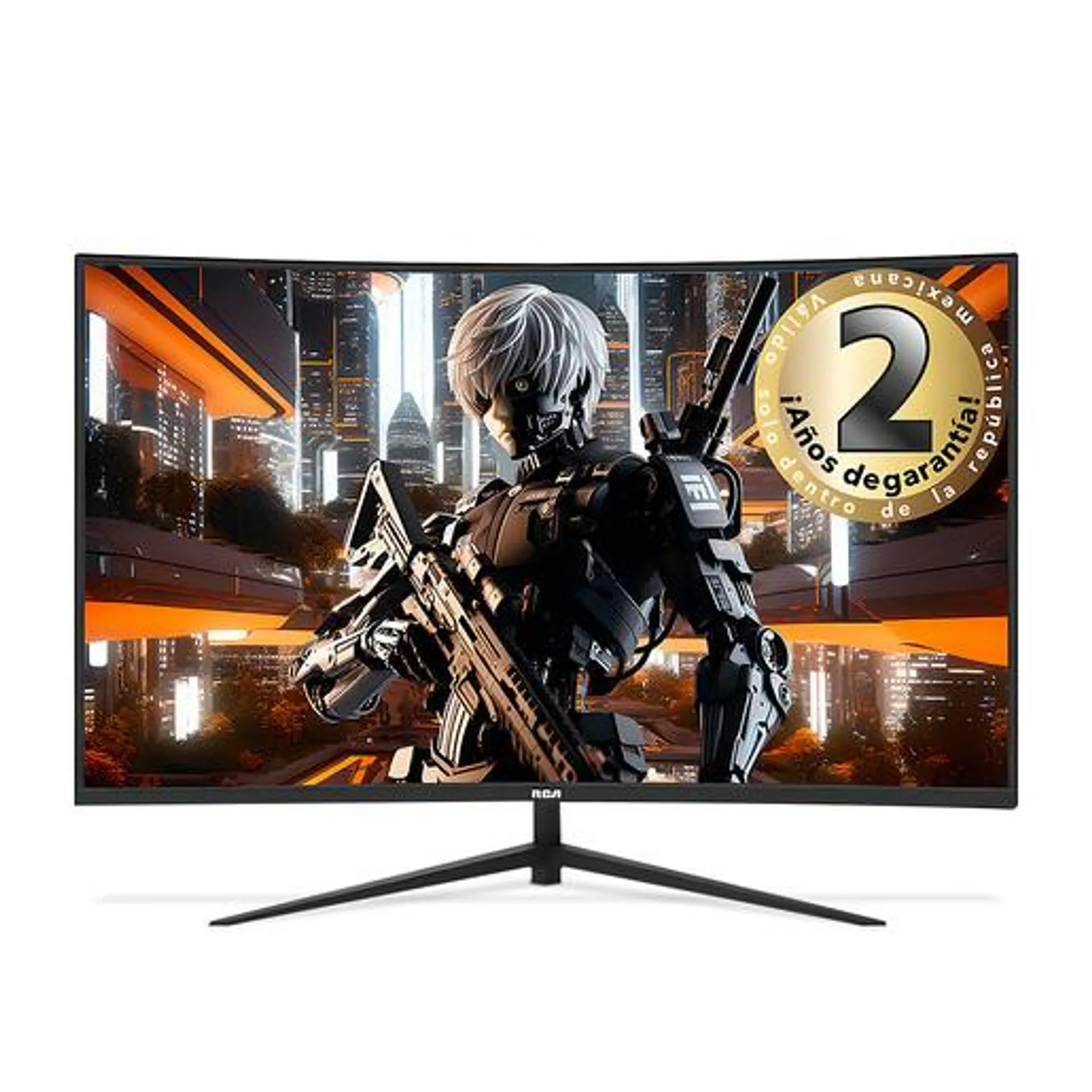 Monitor Gamer Curvo RCA MCQ32 32 pulg. Full HD 165Hz Negro