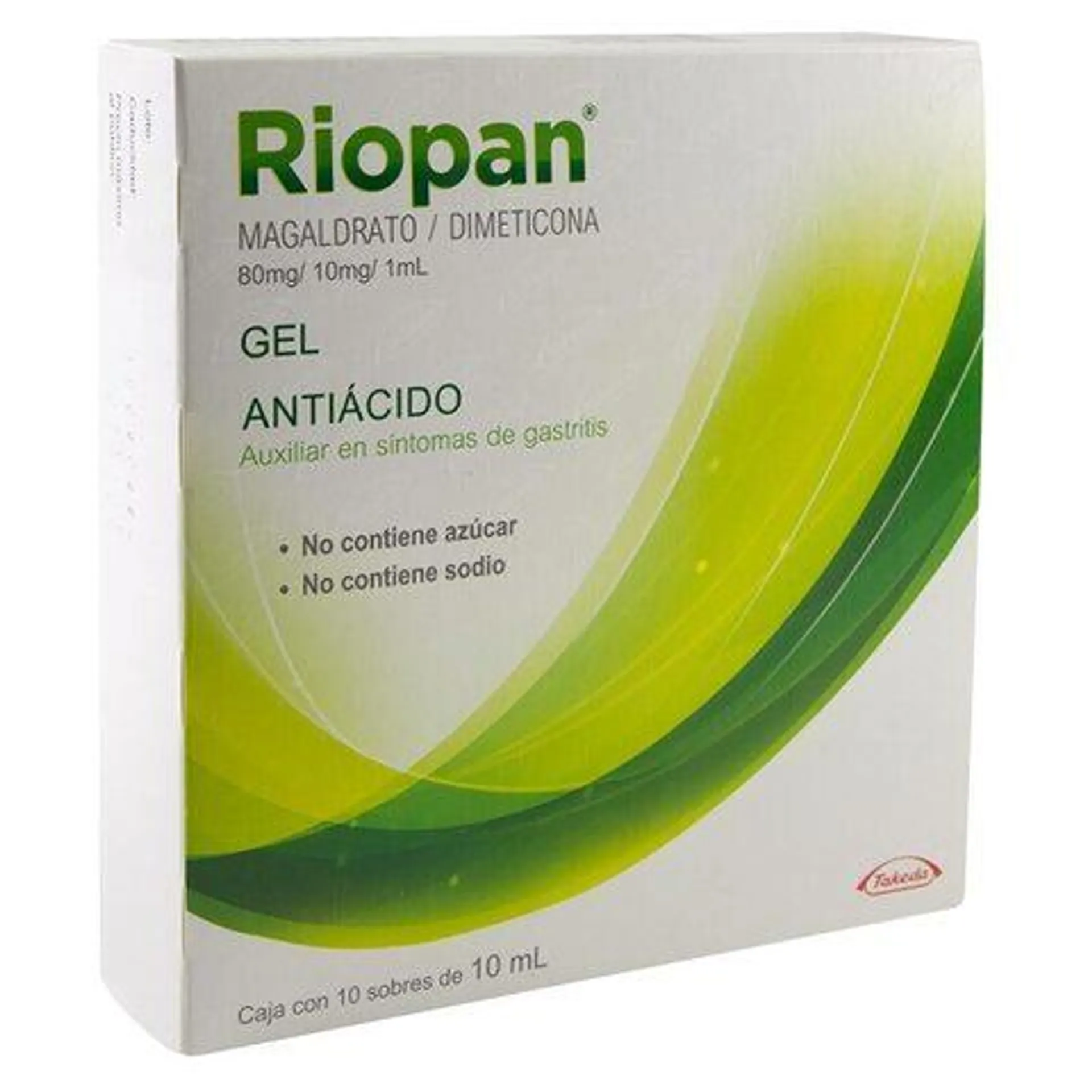 10 ML Gel Sobre Magaldrato 8 G