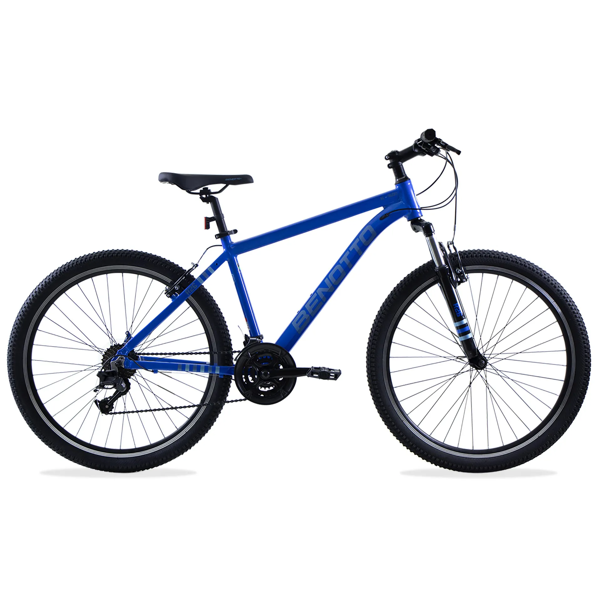 Bicicleta BENOTTO Montaña XC-4500 R26 21V. FS Frenos ”V” Aluminio Azul Brillante/Azul Grisado Talla:UN