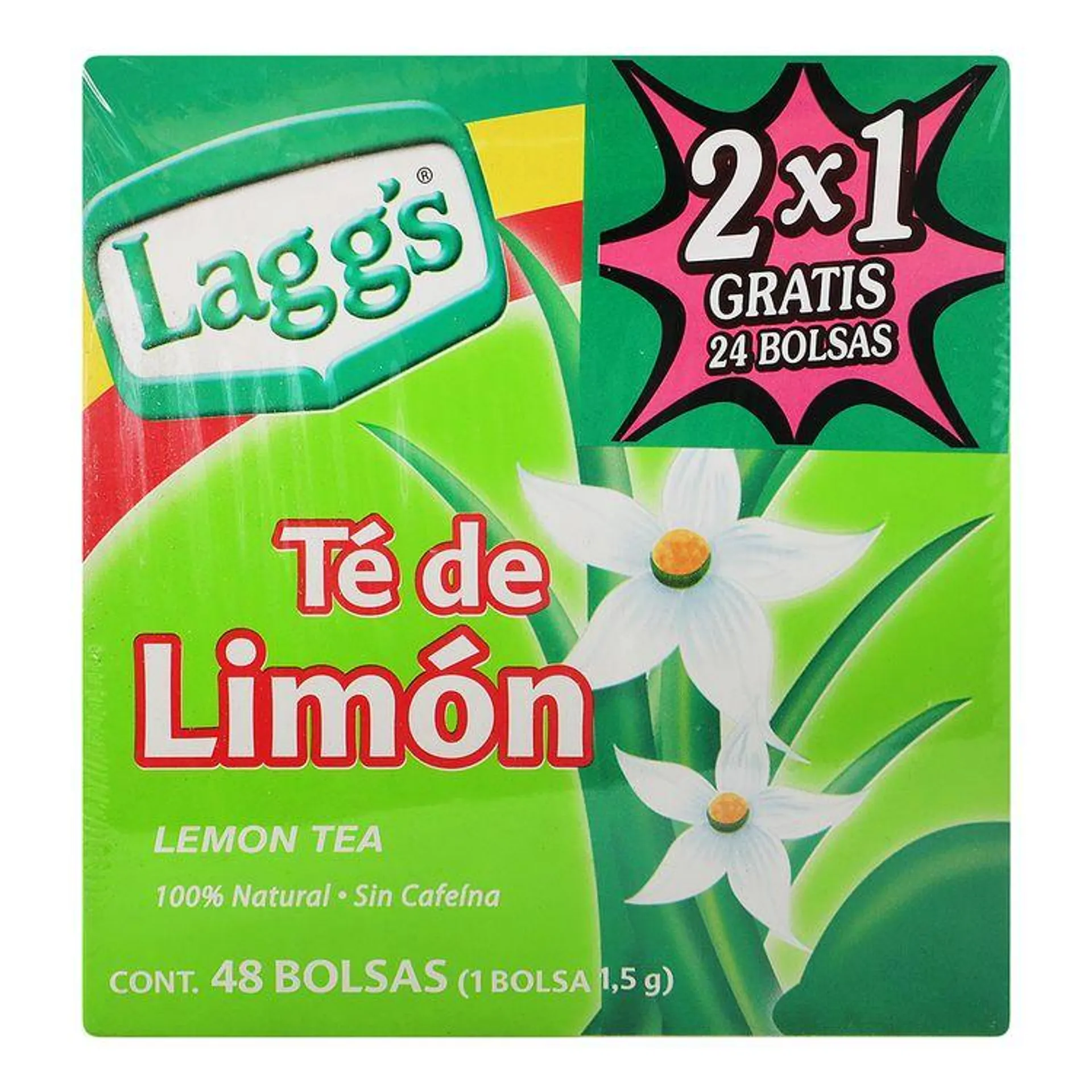 Té de Limón Laggs 24 Sobres - Laggs - 1 pieza