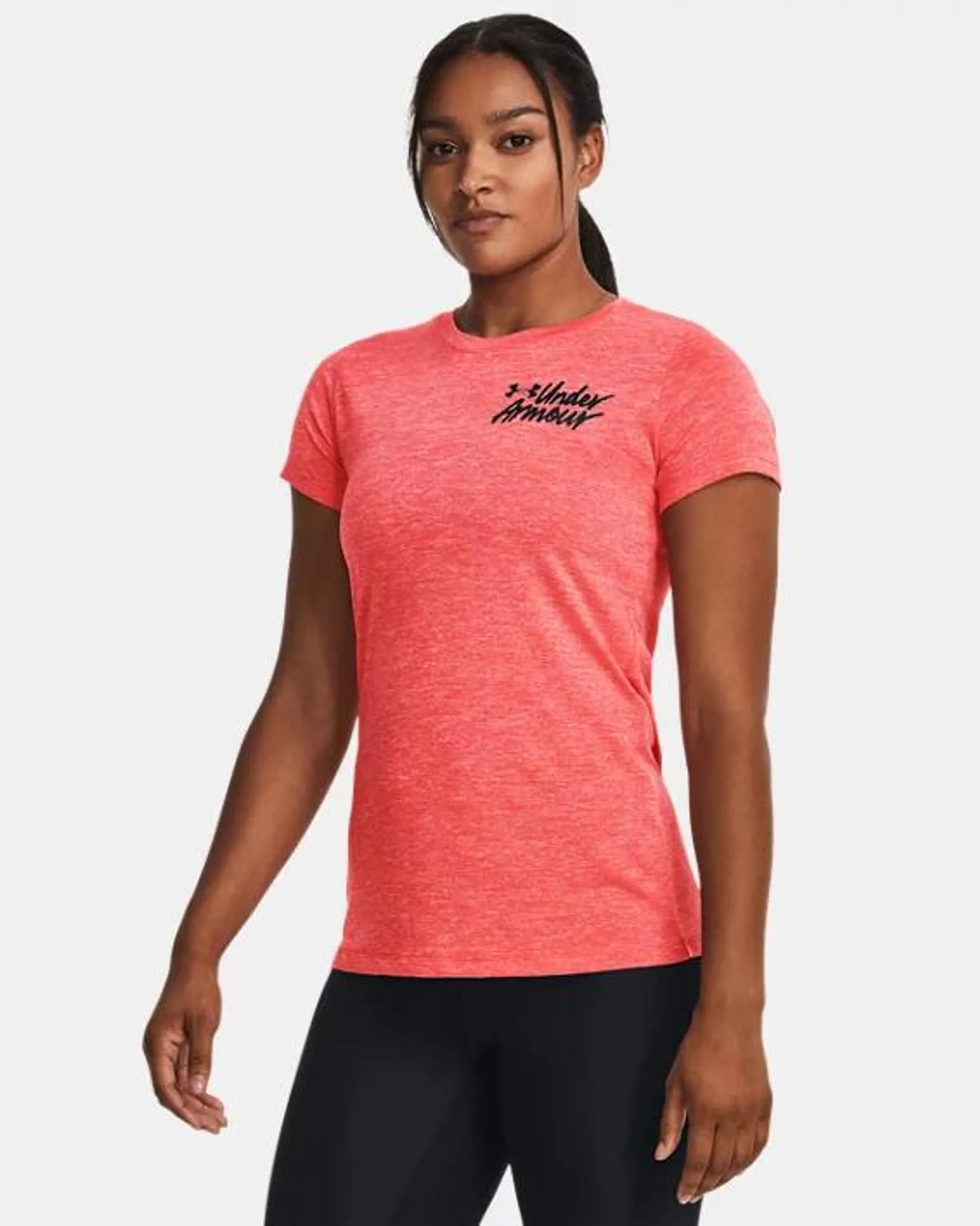 Playera Manga Corta UA Tech™ Twist Graphic para Mujer