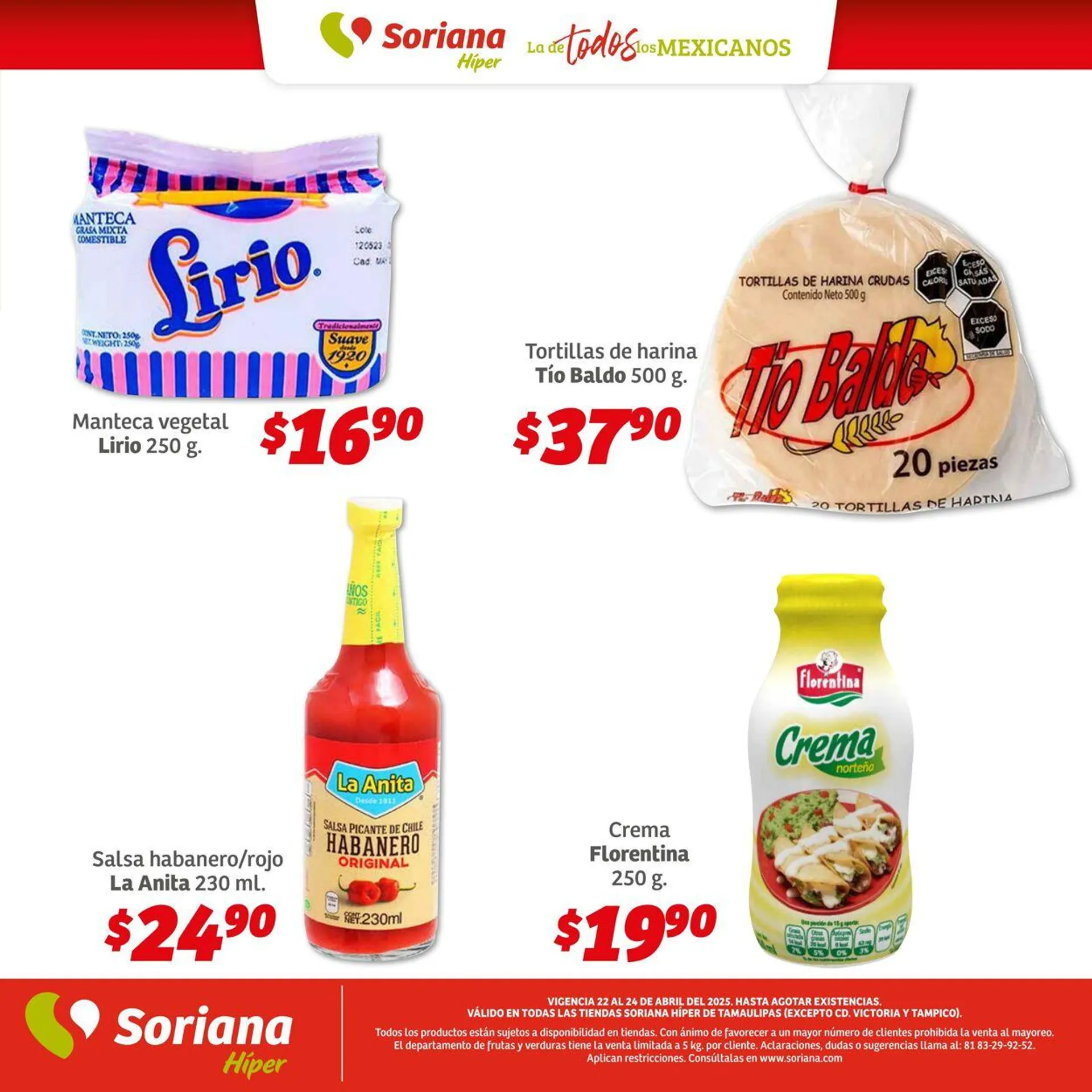 Catálogo de Soriana - Martes y Miércoles del Campo Híper Frontera Noreste Oferta actual 22 de abril al 24 de abril 2025 - Pagina 5