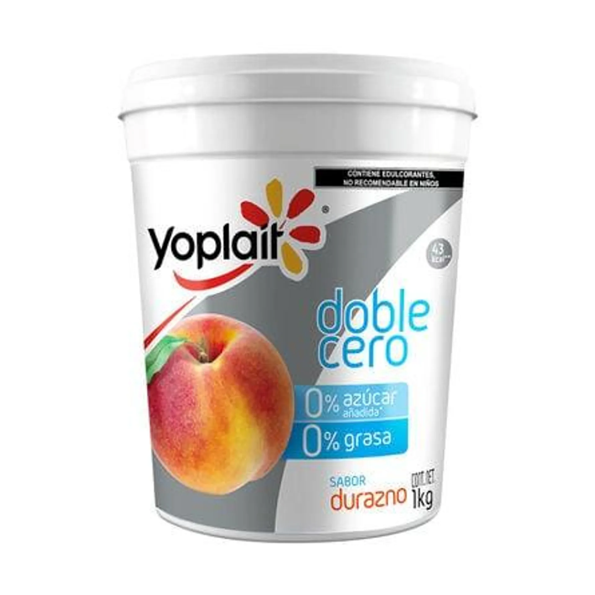 Yoghurt Batido Yoplait Doble Cero Durazno 1 kg