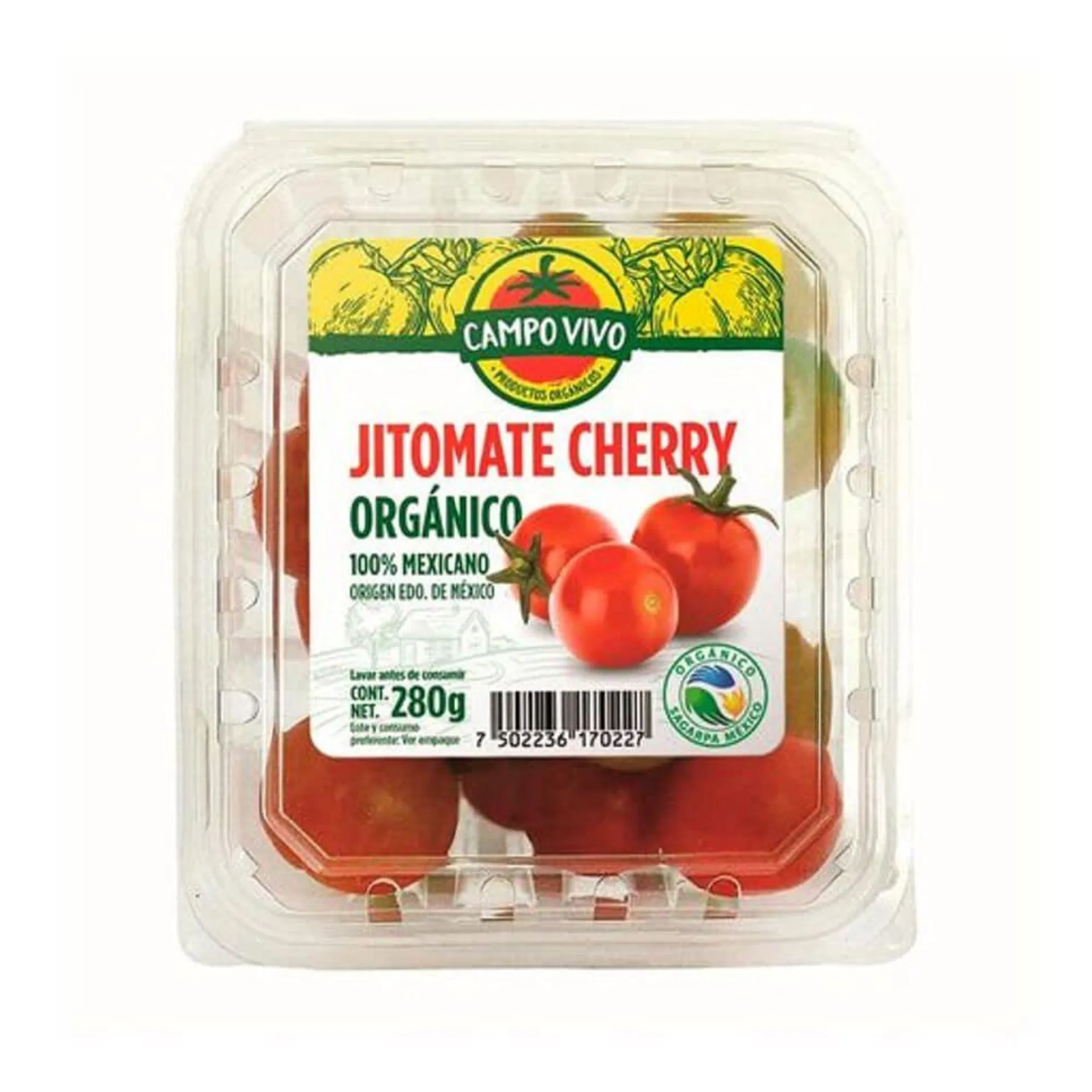 Tomate Uva Campo Vivo 280 gr