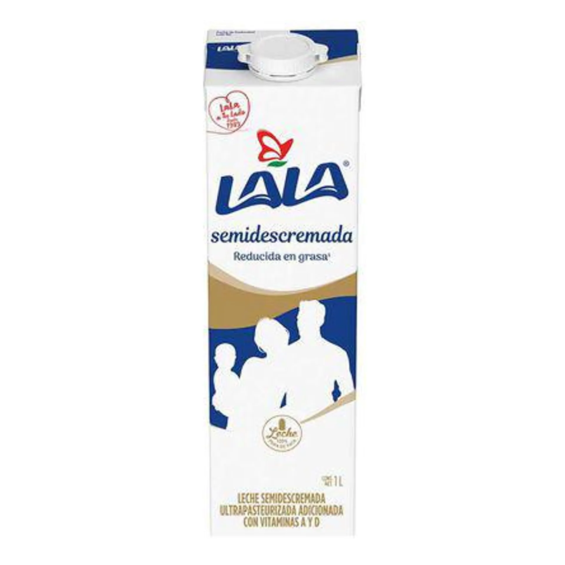 Leche UHT Lala Semidescremada 1 Litro UE