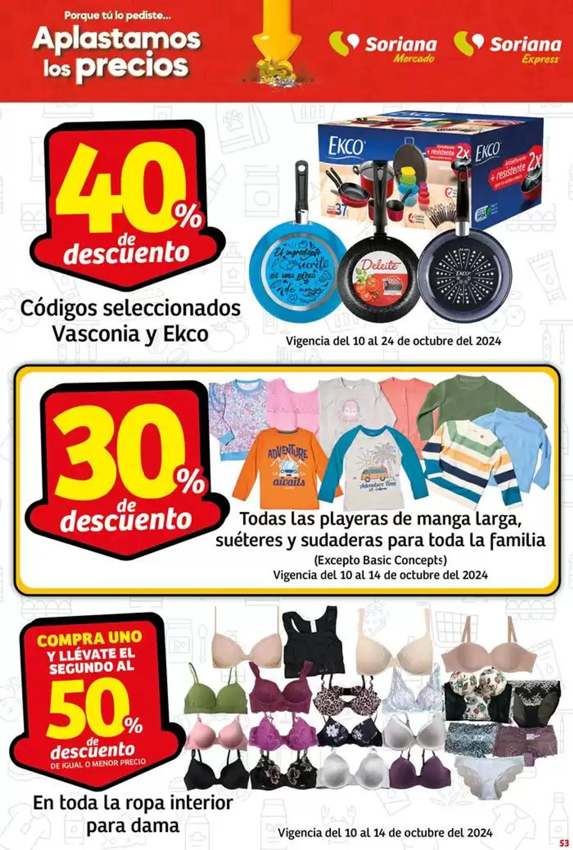 Catálogo de Folleto Aniversario Soriana Mercado 11 de octubre al 29 de octubre 2024 - Pagina 51