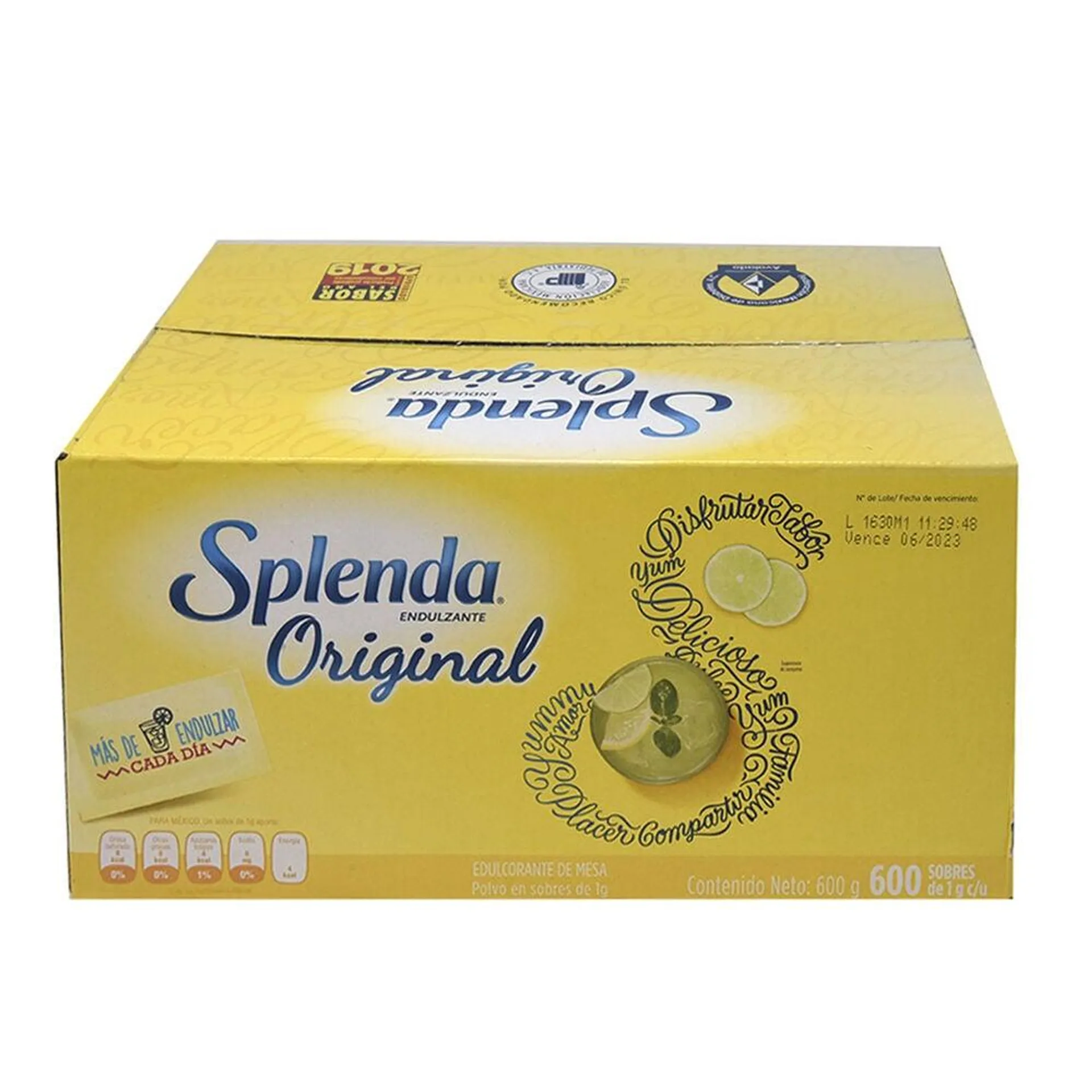 Endulzante sin Calorías Splenda 600 Sobres