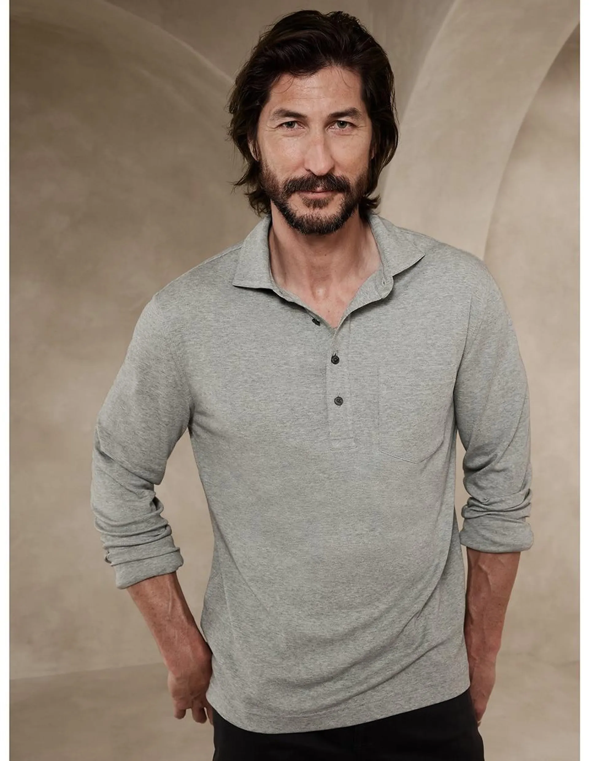 Playera tipo polo para hombre