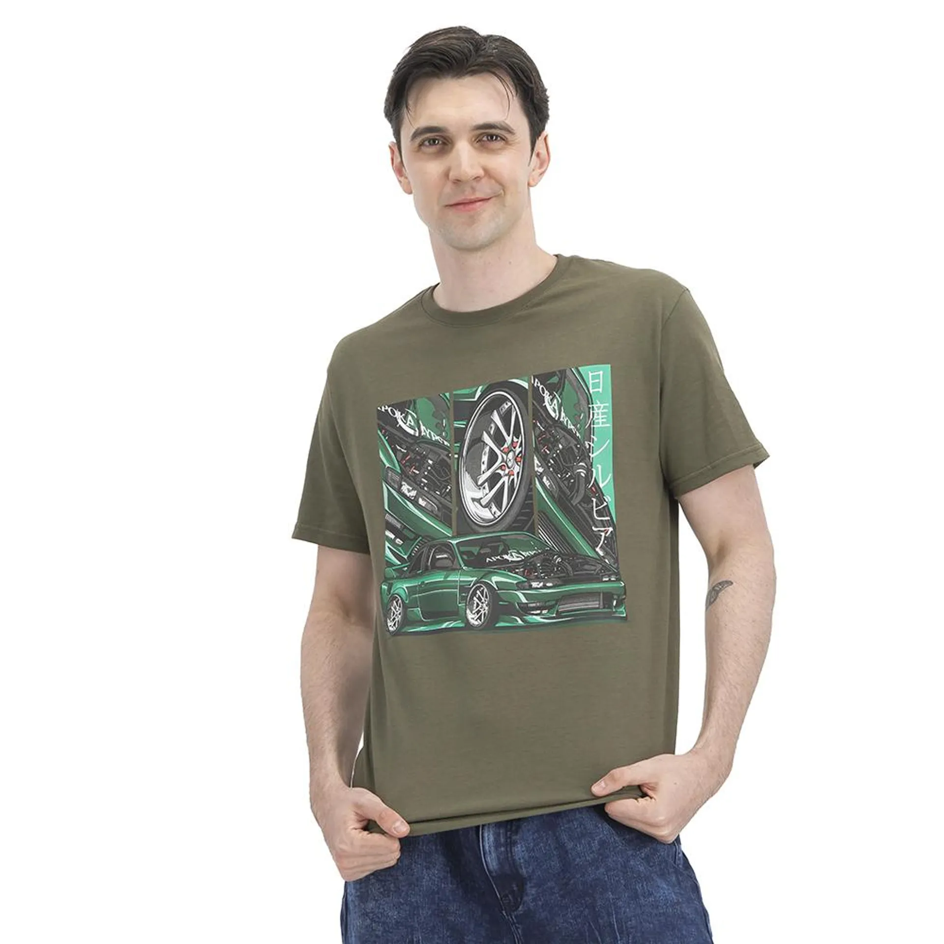 Playera Hummo Hombre Estampado Auto