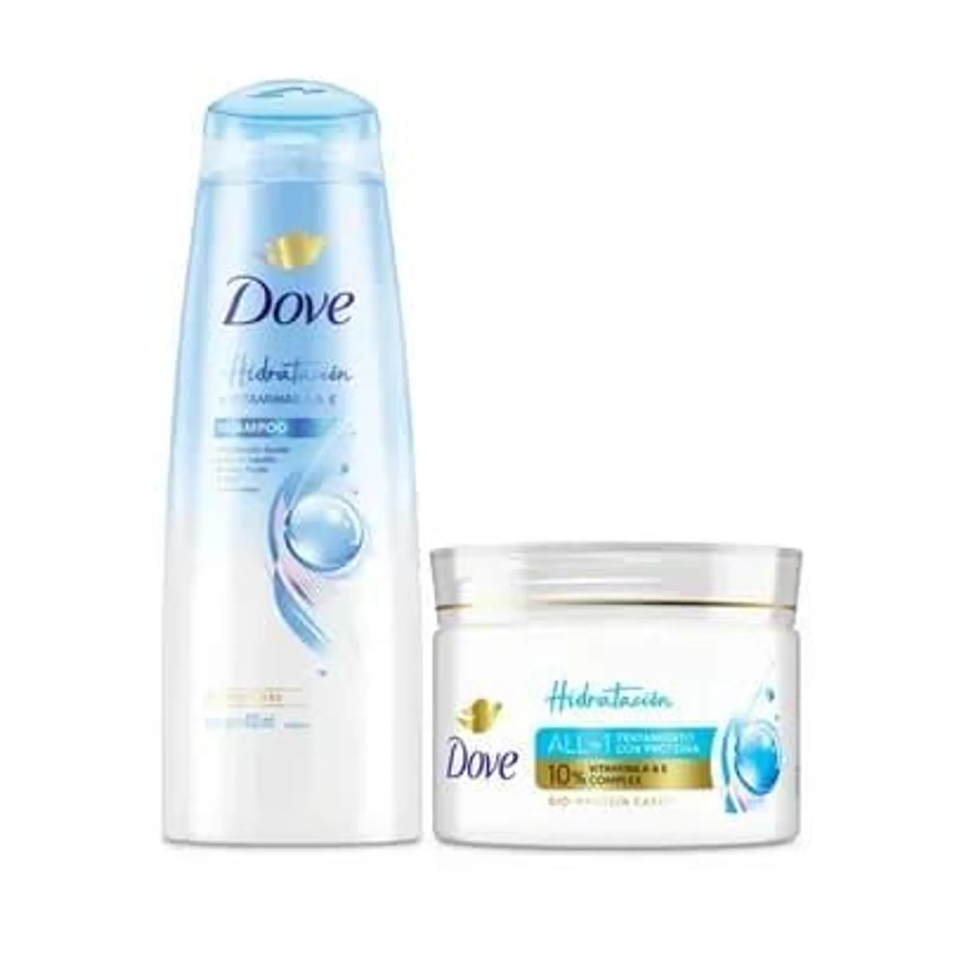 Shampoo hidratación + tratamiento hidratación dove