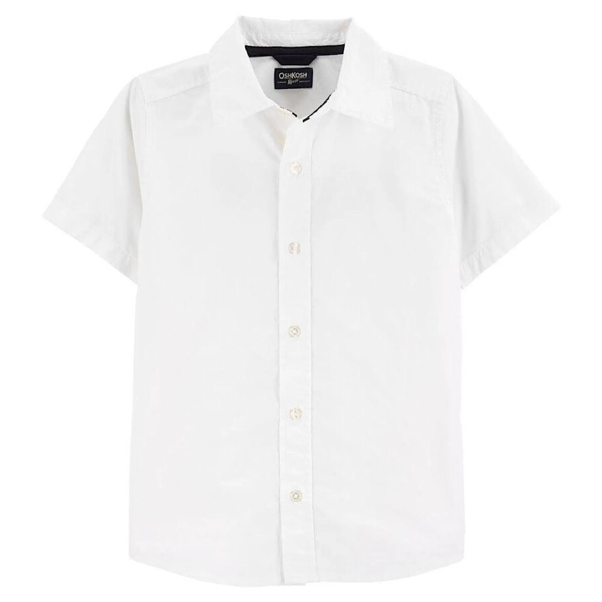 Camisa Oshkosh blanca de manga corta