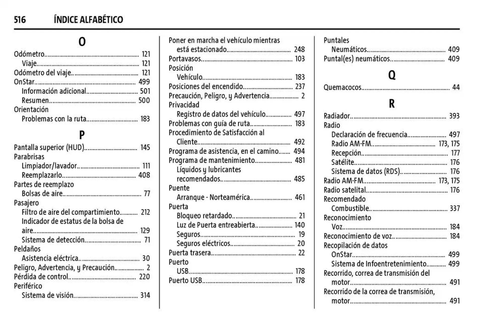 Catálogo de Cheyenne 2025 Manual del propietario 22 de enero al 31 de diciembre 2025 - Pagina 517