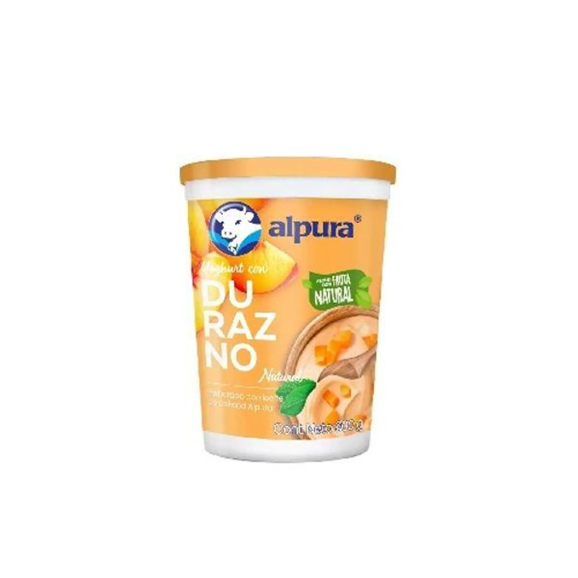 Yoghurt Alpura batido Durazno 900 g