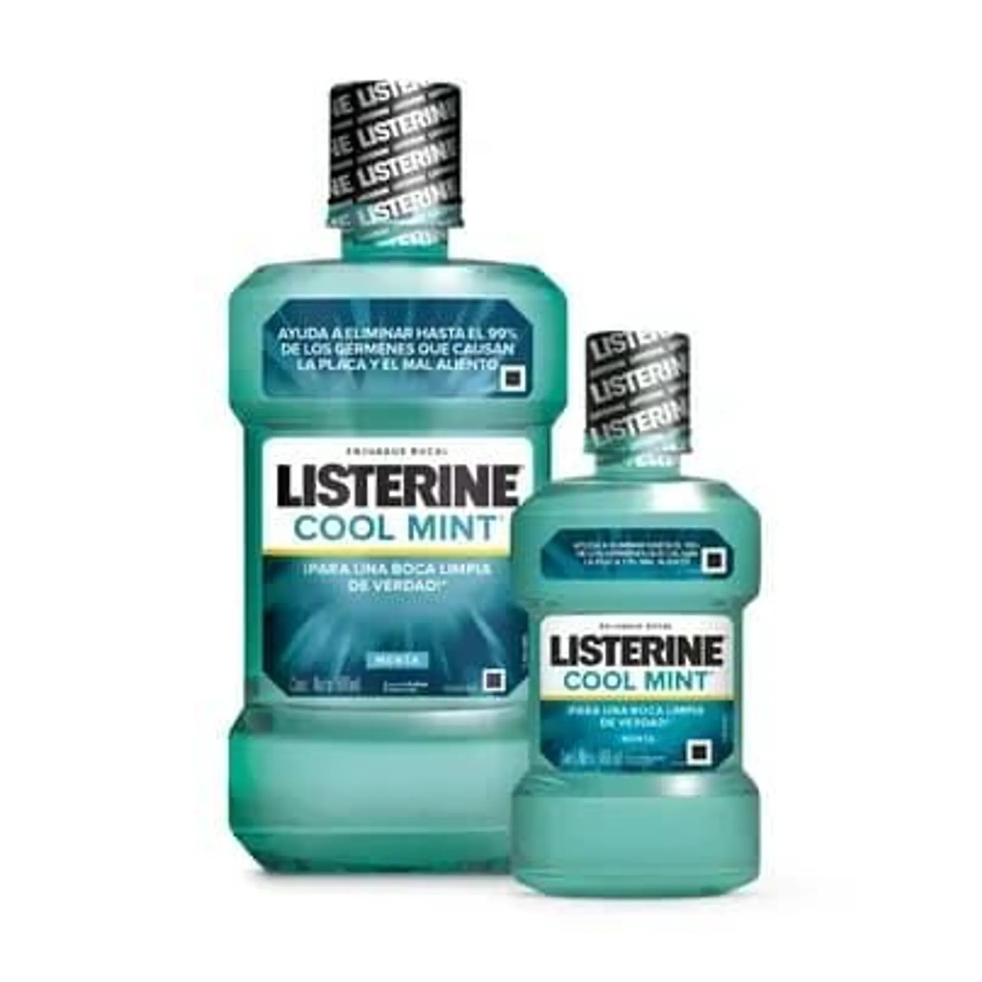 Pack Enjuague Bucal Listerine Cool Mint x 500ml + 180ml
